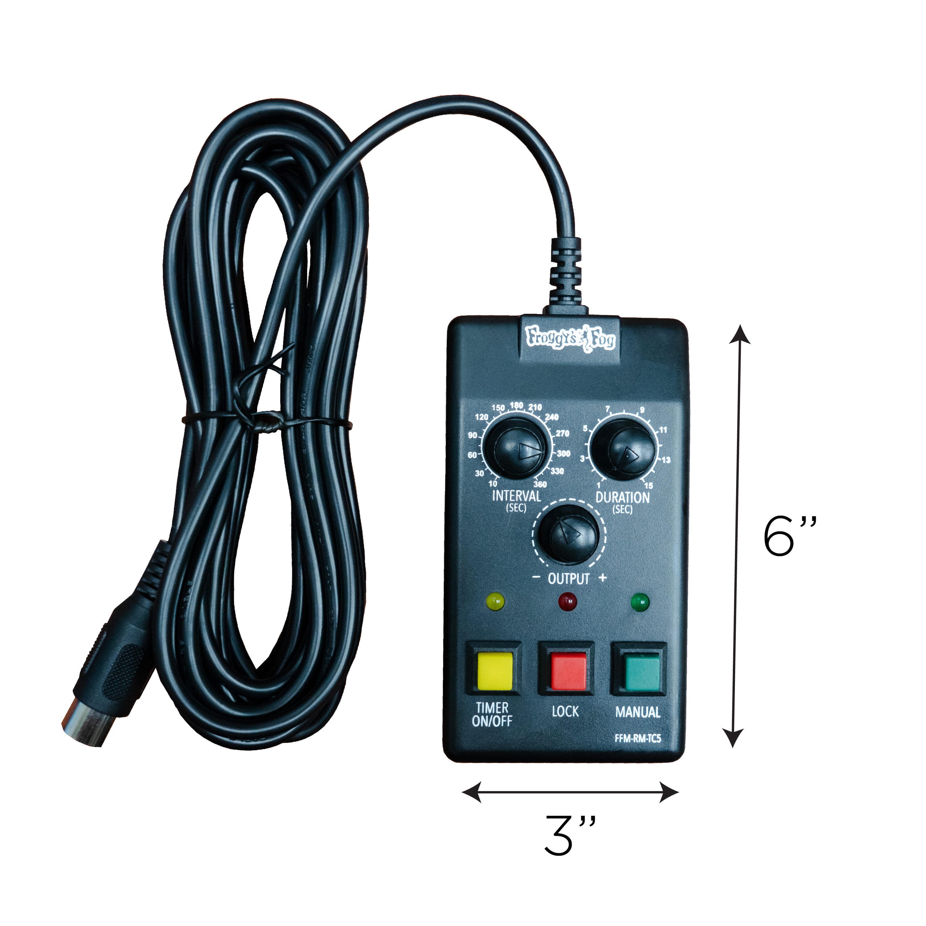 1byone Fog Machine Wired Timer Remote Controller