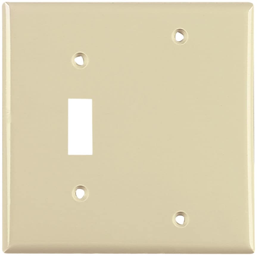 Eaton 5171V-BOX 2 -Gang Ivory Nylon Wall Plate