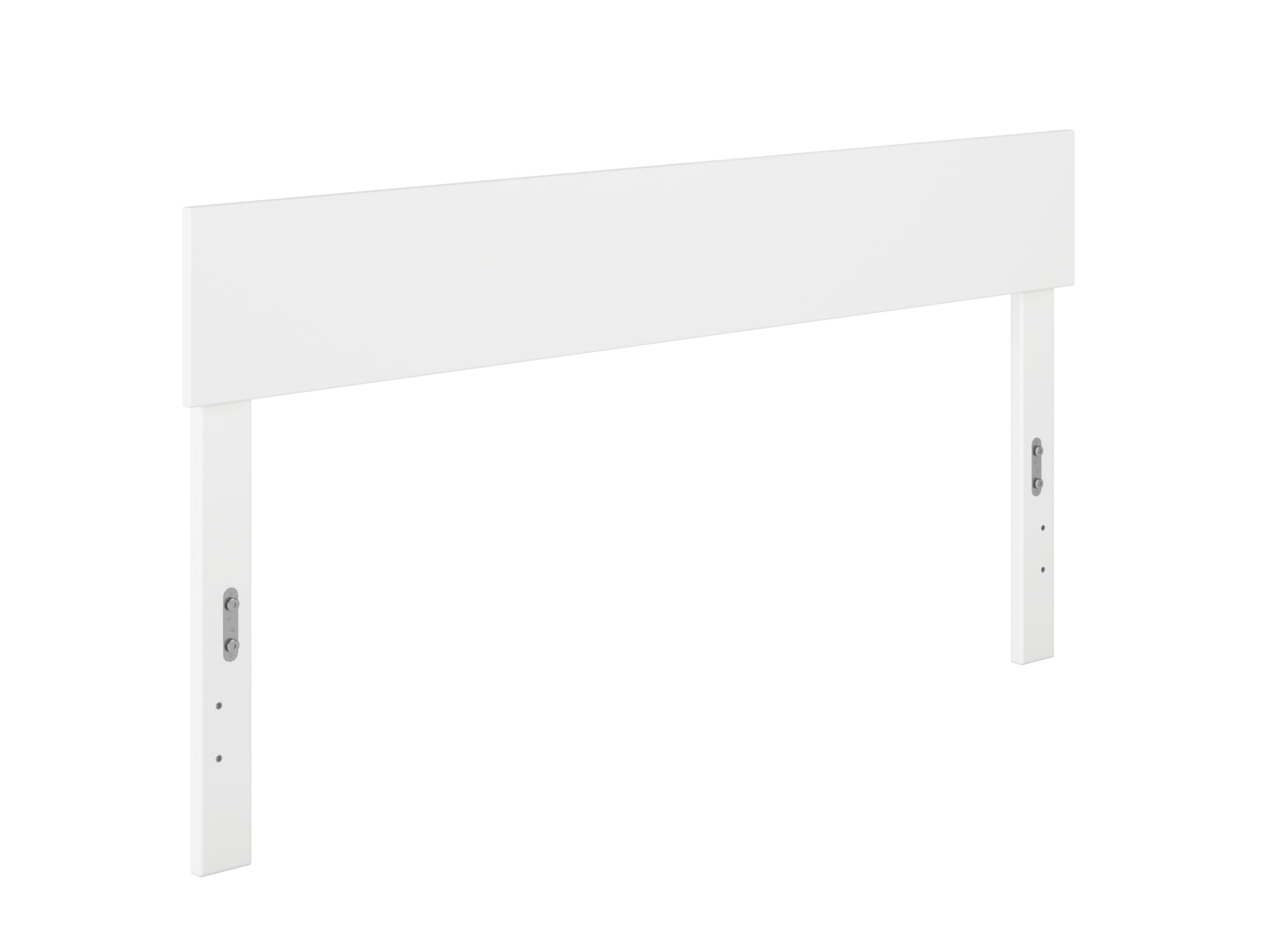 Boston White Wood Queen Panel Headboard