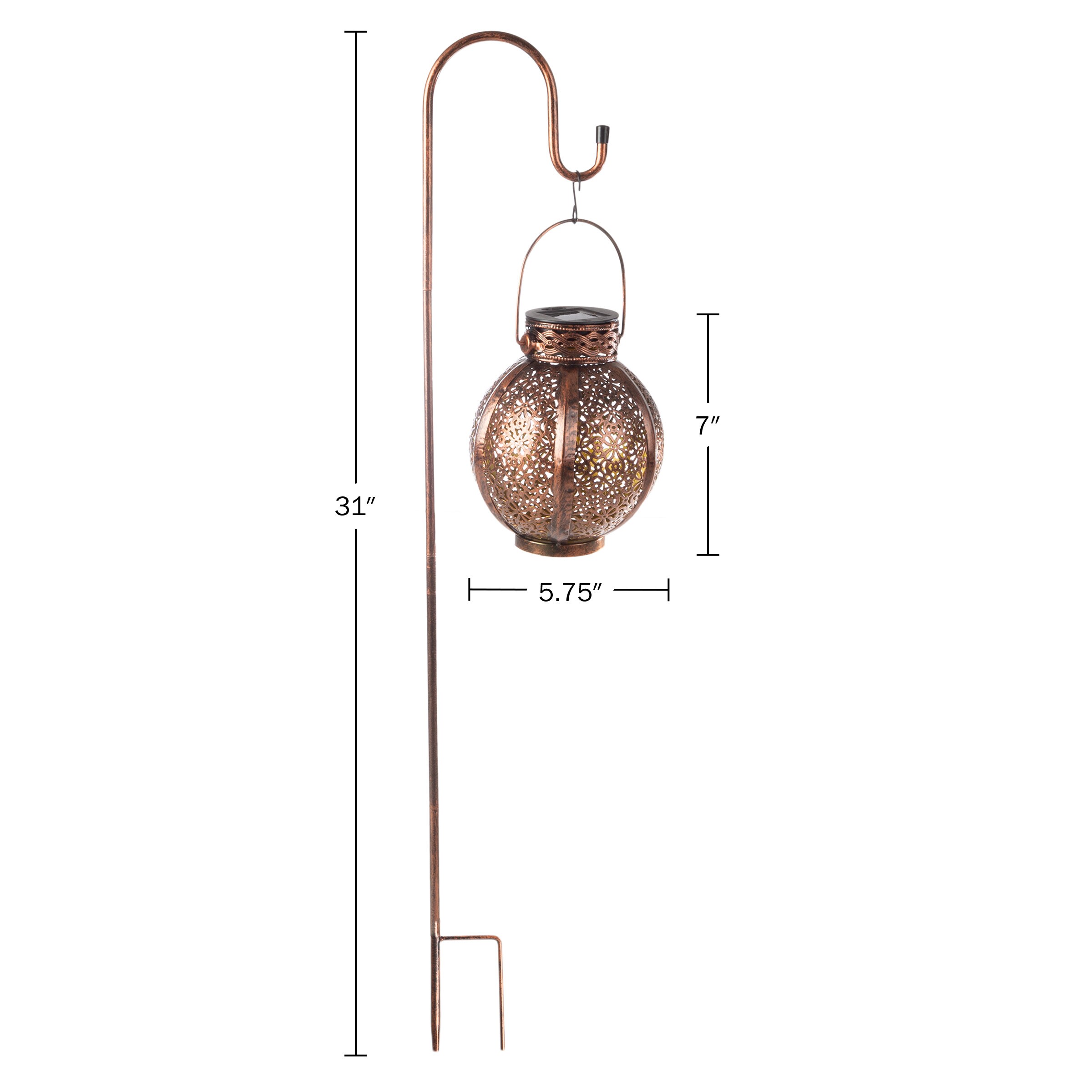 Pure Garden 50-SLR-BR Outdoor-Decorative-Lanterns - View #10
