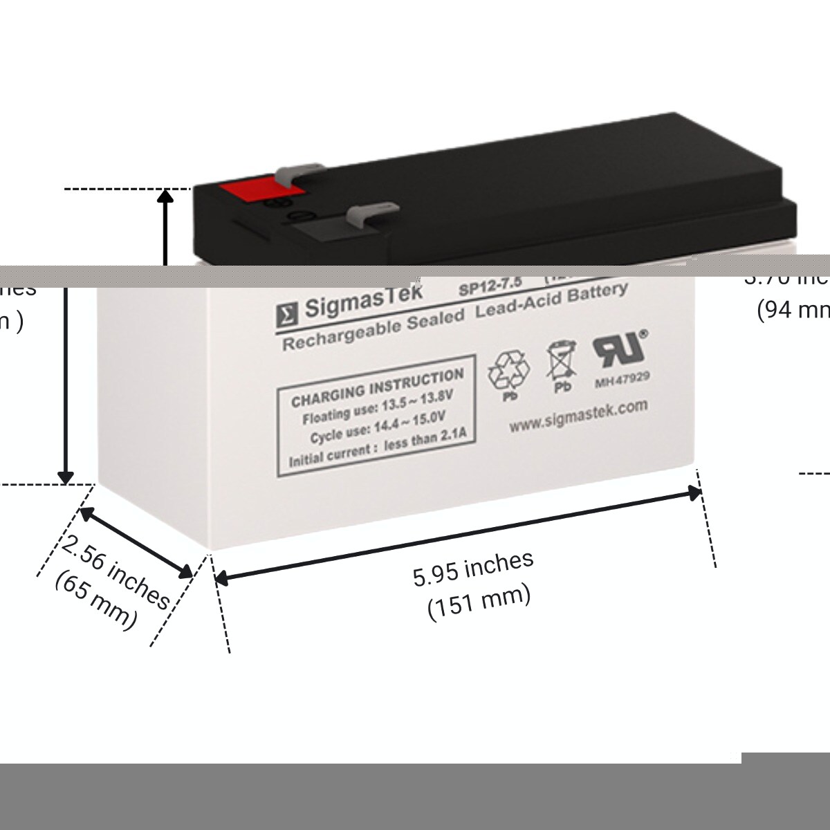 SigmasTek 652029388647 Device-Replacement-Batteries - View #2