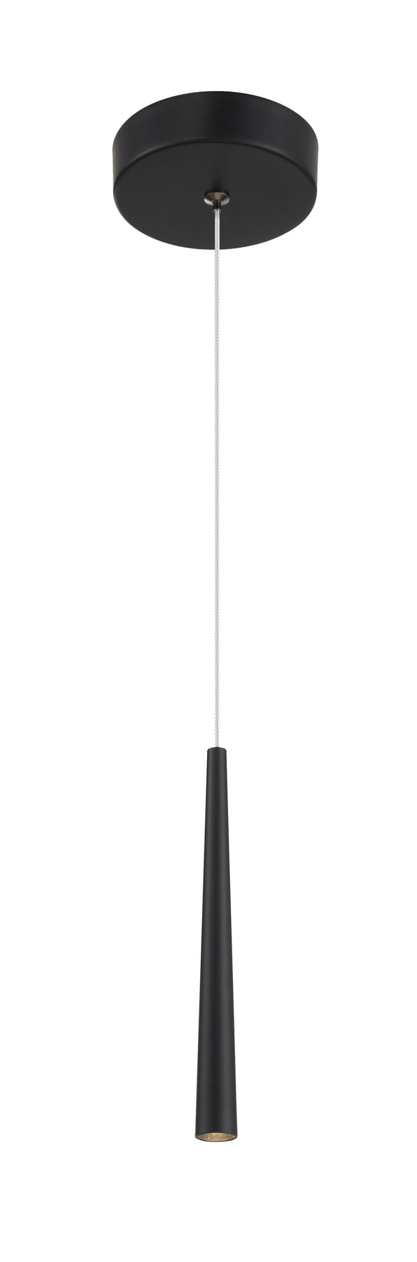 George Kovacs P1458-66A-L Stretch Black Modern/contemporary Teardrop Integrated LED Mini Hanging Pendant light