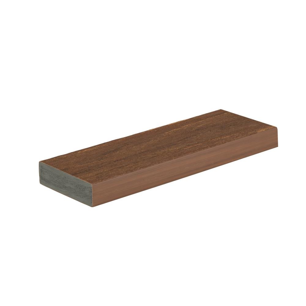 Vintage Narrow Width 1-in x 4-in x 20-ft Mahogany Square PVC Deck Board in Brown | - TimberTech ADB13520MH