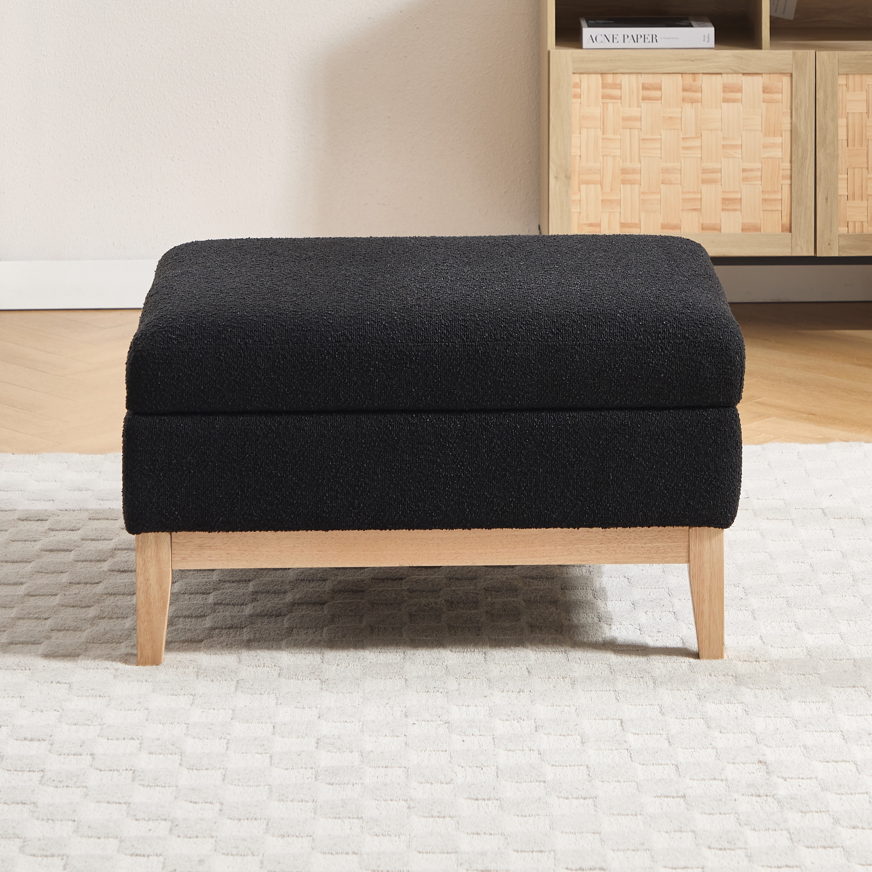 Hrinhom HC-S4119-BLACK Indoor-Ottomans - View #3