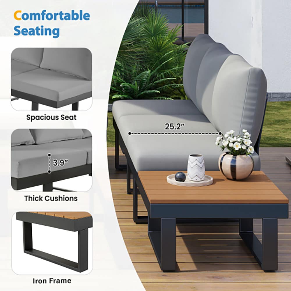 GZMR GZ-OUGO207REE Patio-Conversation-Sets - View #8