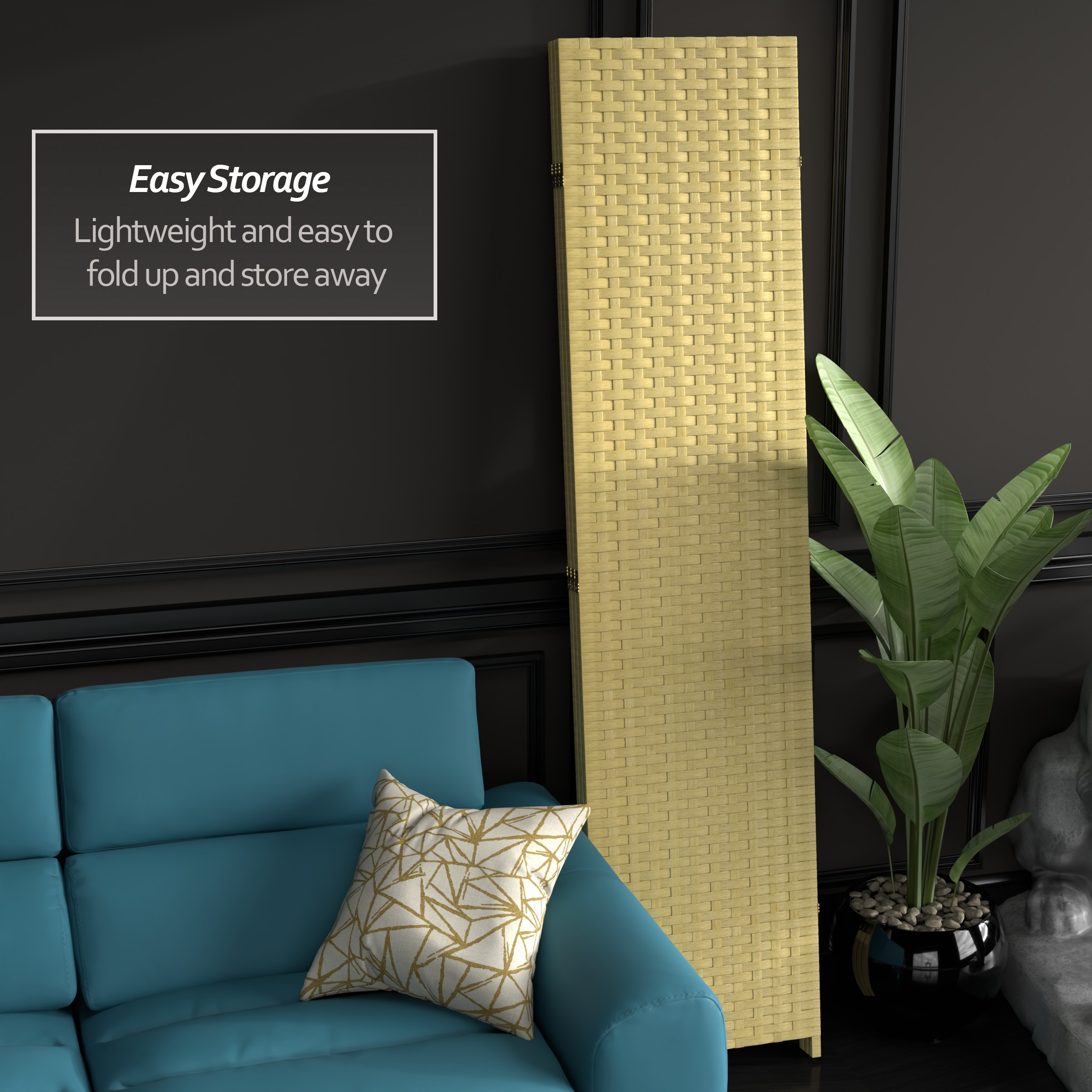 Red Lantern SS7FIBER-DBG-3P Indoor-Privacy-Screens - View #5