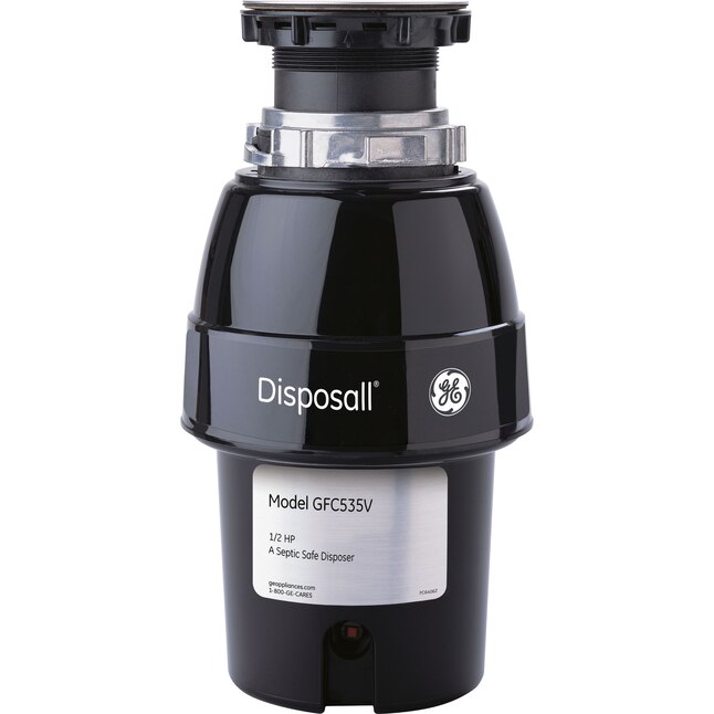 GE 1/2-HP Continuous Feed Noise Insulation Garbage Disposal GE 1/2-HP Continuous Feed Noise Insulation Garbage Disposal