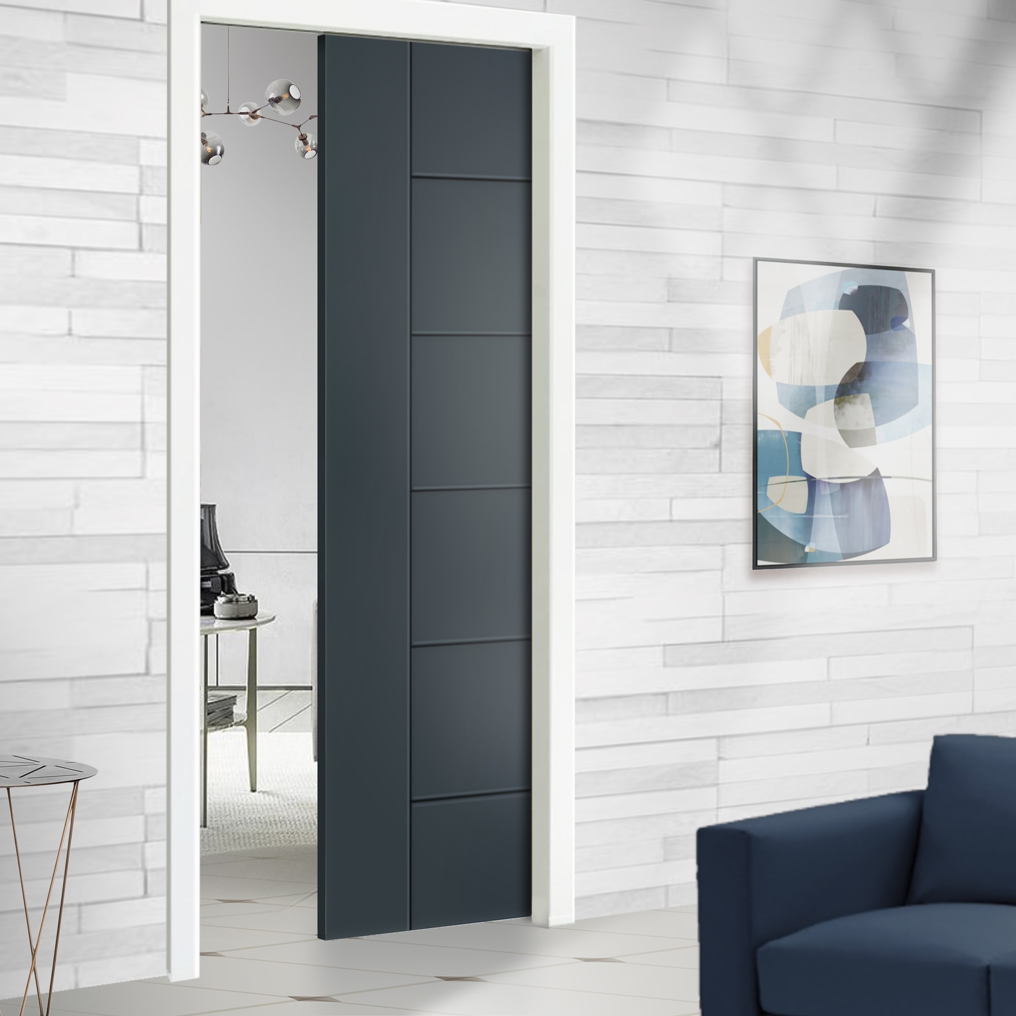 CALHOME PK-PANEL-BK-30G Barn-Doors - View #2