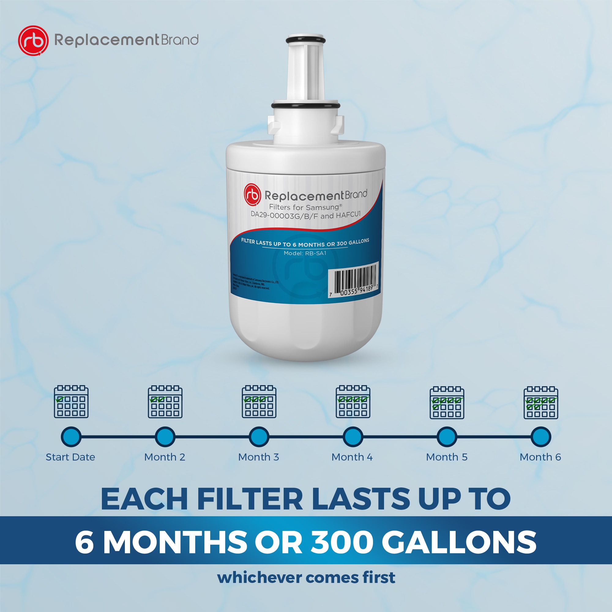 ReplacementBrand SA1 Refrigerator-Water-Filters - View #6