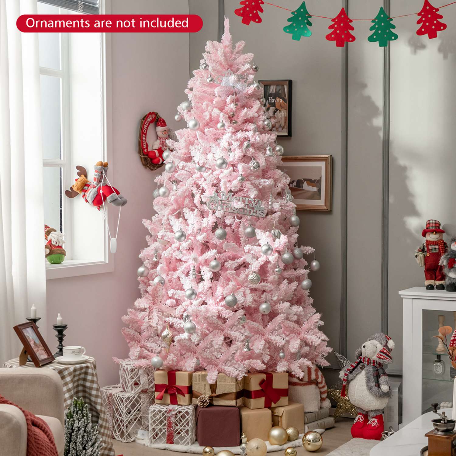 Costway CSHY000483 Artificial-Christmas-Trees - View #3