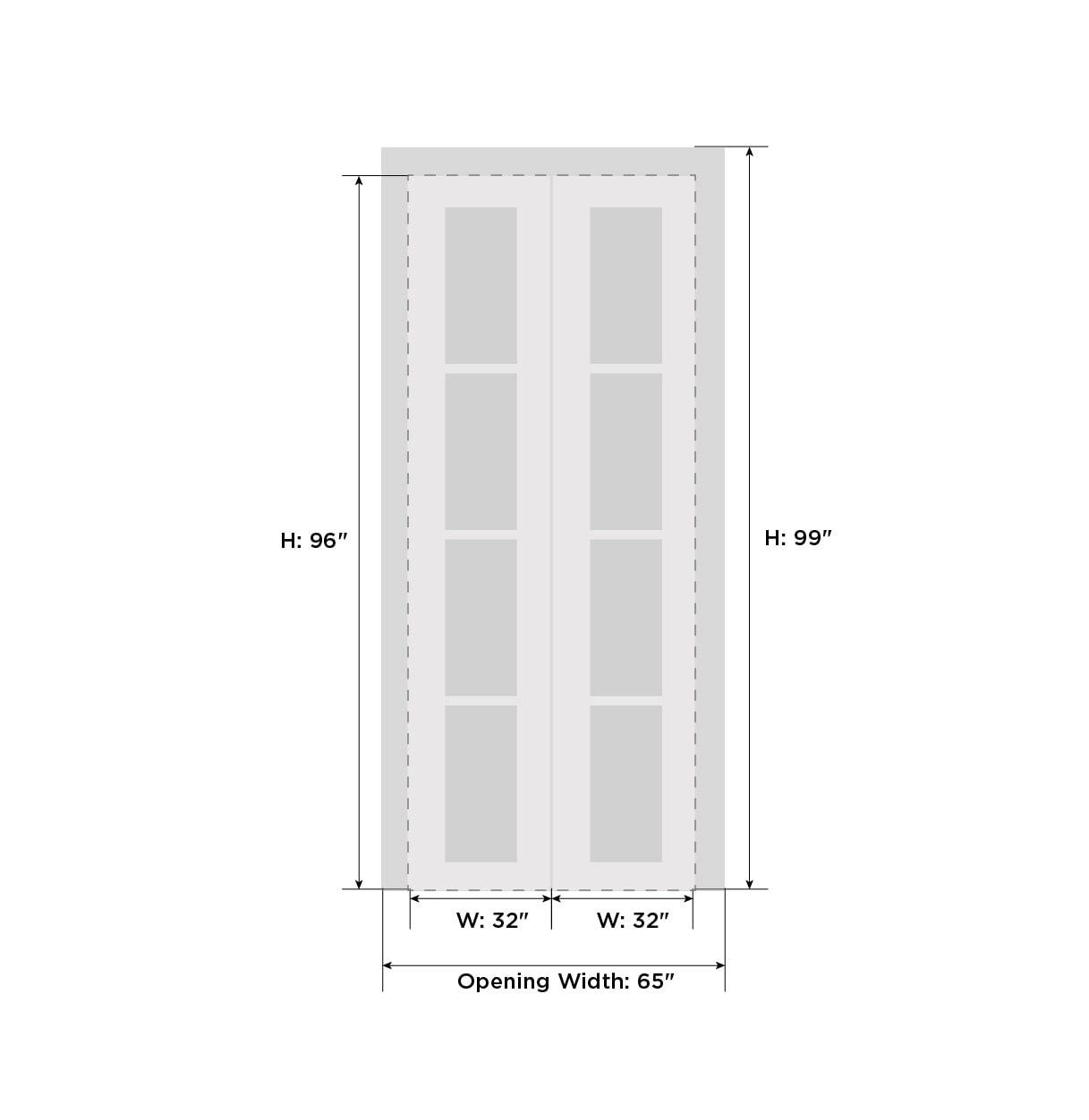 SARTODOORS PL0010BFGA4896 Accordion-Doors - View #3