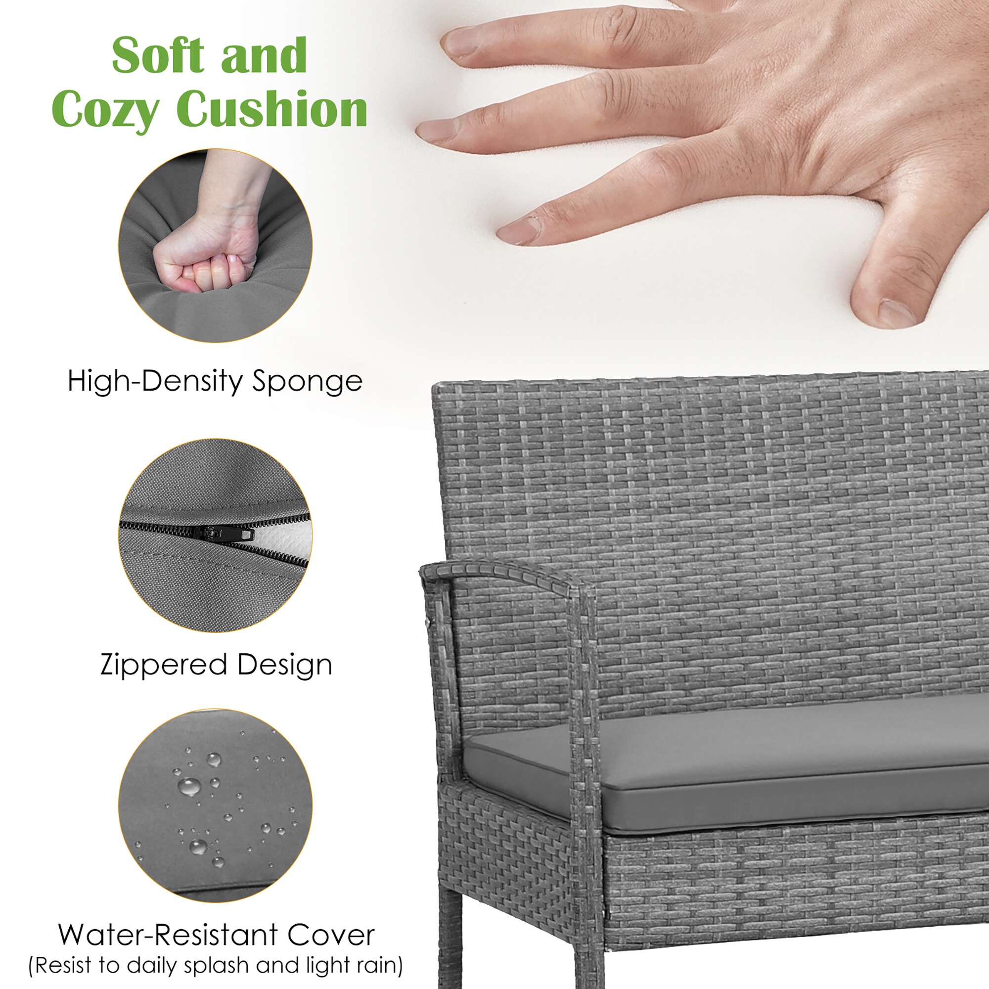 Costway HW68940 Patio-Conversation-Sets - View #5