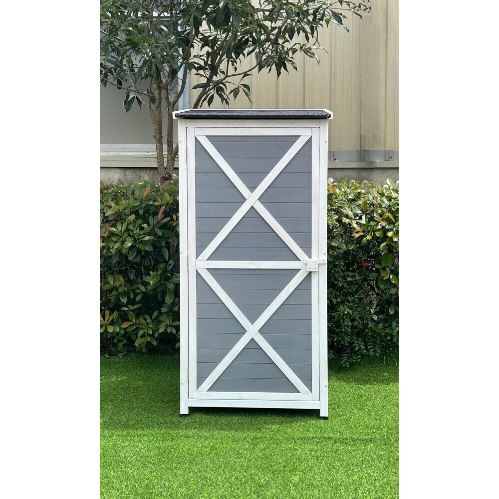Hanover HANWS0107-GRY Small-Outdoor-Storage - View #8