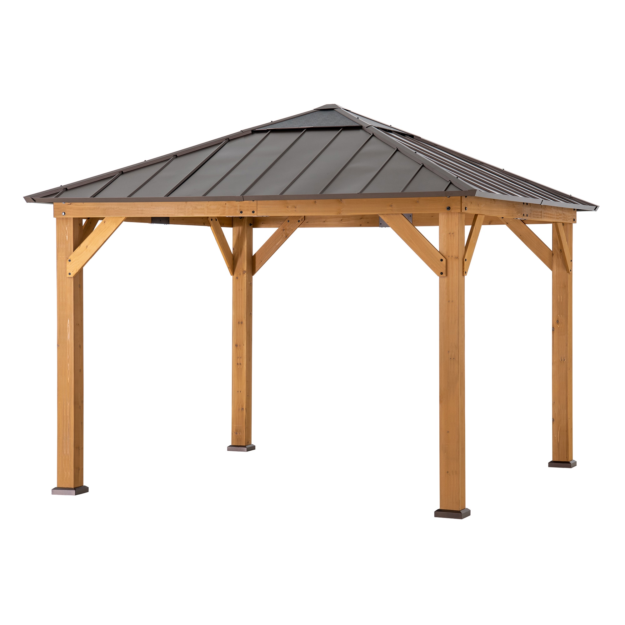 Sunjoy A102007260 Wood-Resin-Gazebos - View #2
