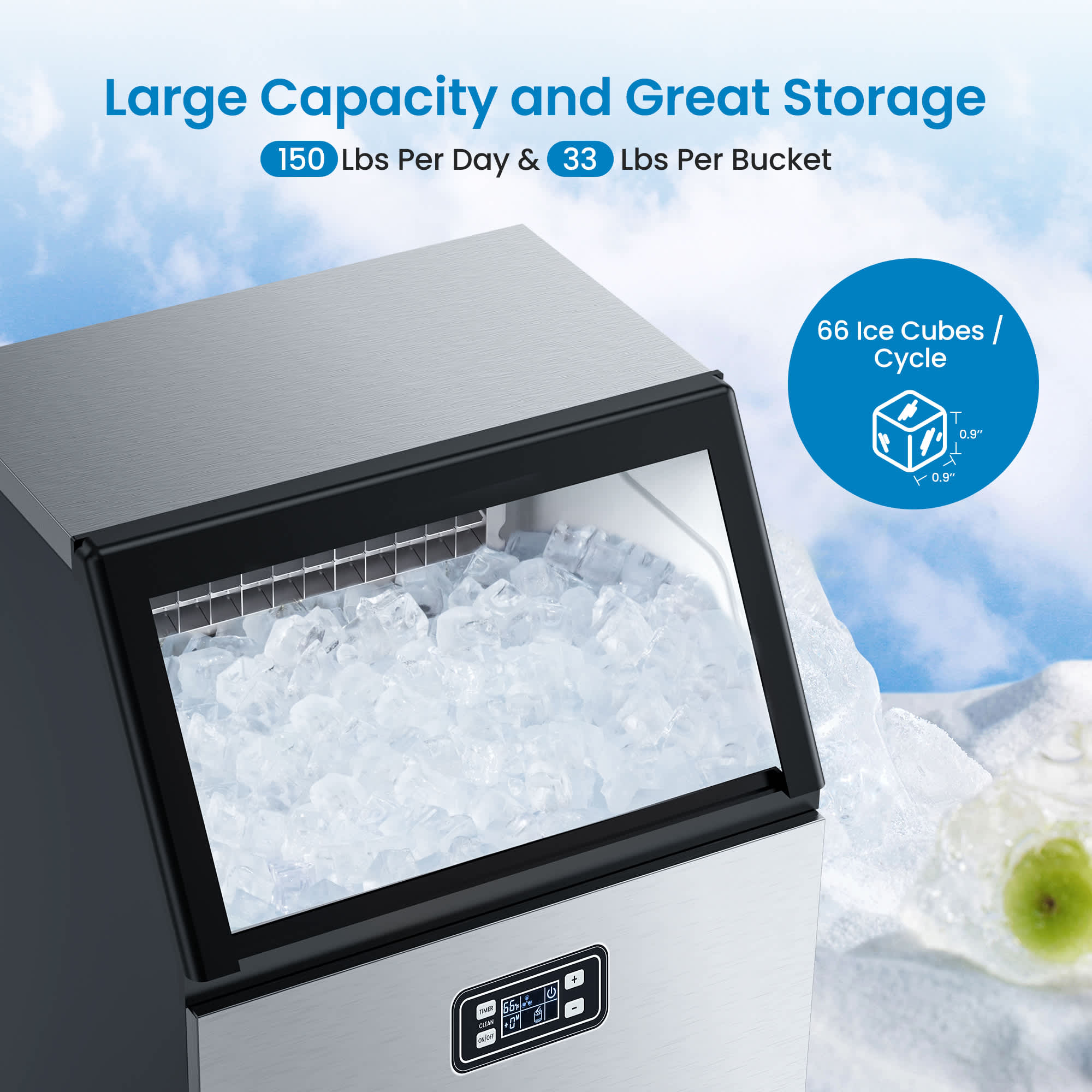 Qeetex LSHQQPHO-0X7QCHXE Commercial-Ice-Makers - View #4