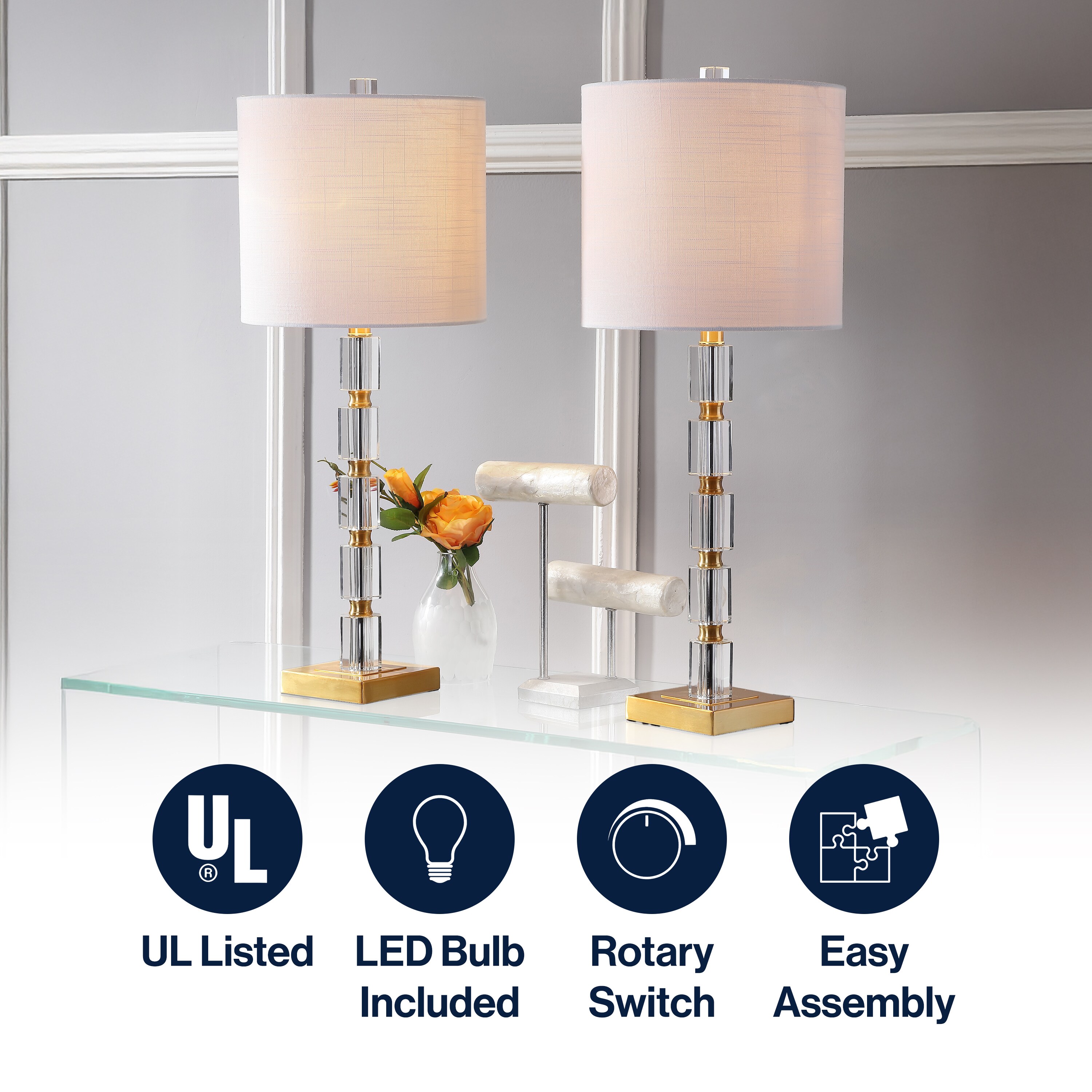 JONATHAN  Y JYL5001A-SET2 Table-Lamps - View #3