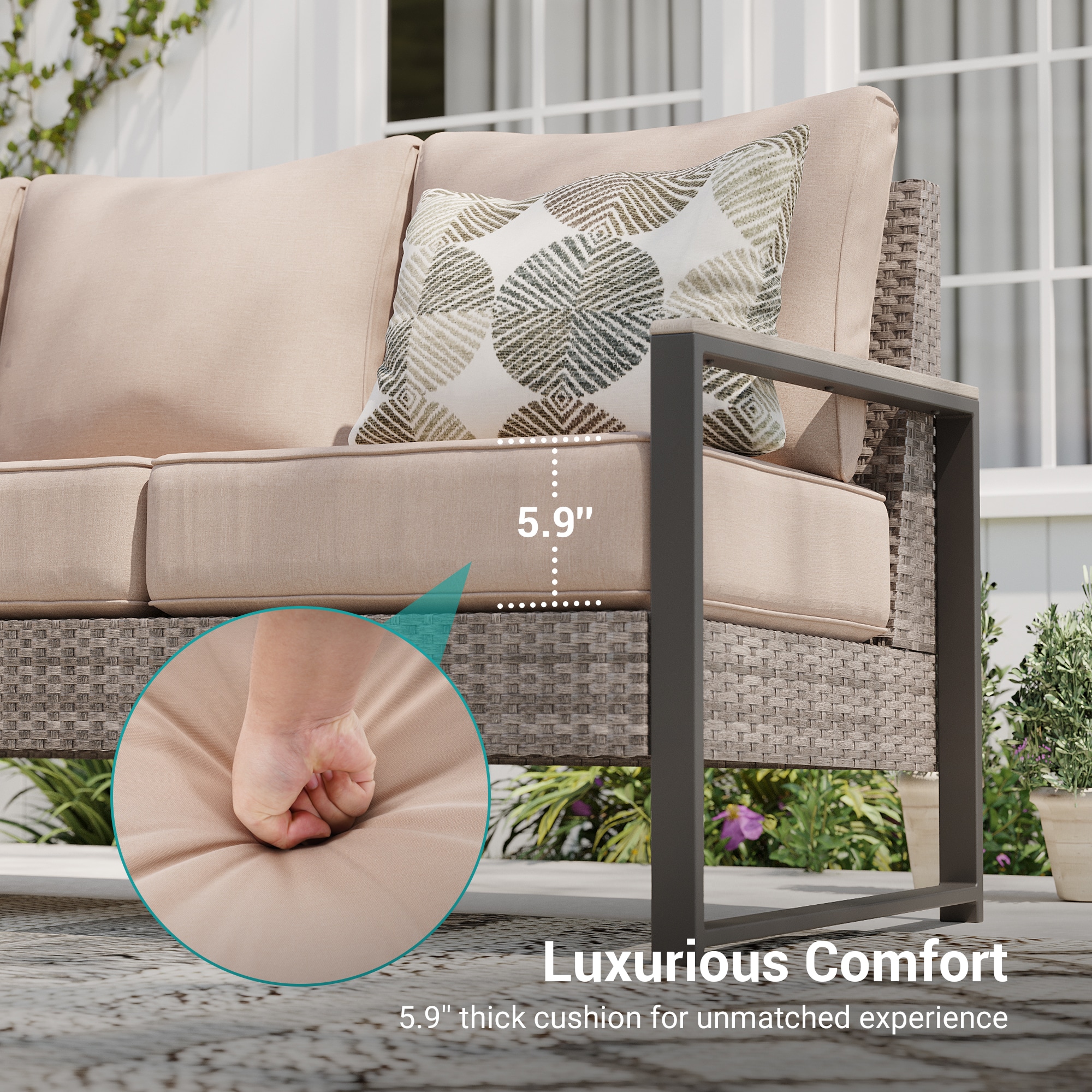 ACEGOSES LW-PS-148HSD-S2T5 Patio-Conversation-Sets - View #5