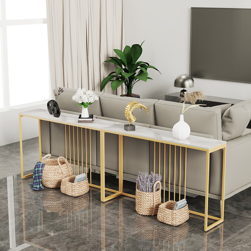 LUVODI JJ-XZ191-PR-WT Console-Sofa-Tables - View #6