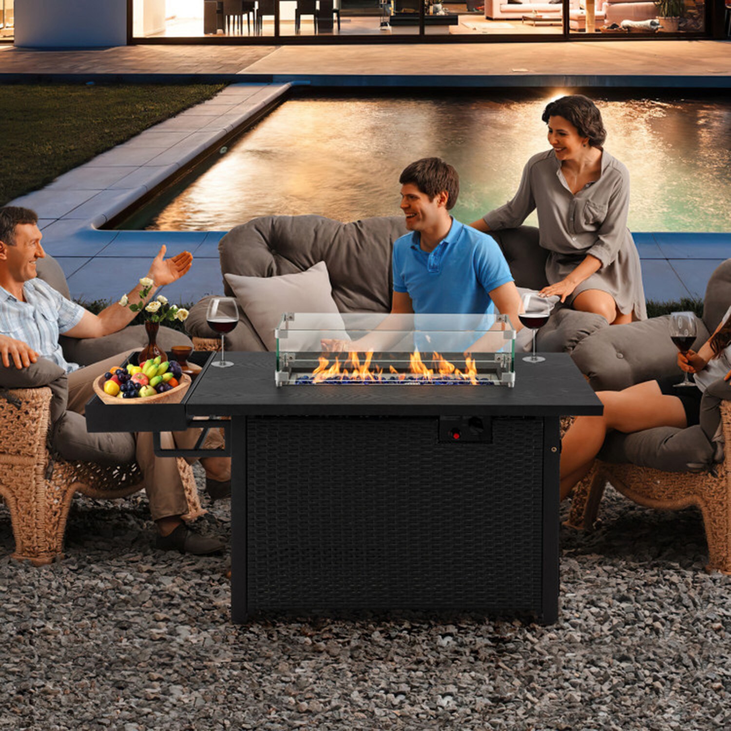 Dimakai DK-NP11327DK Outdoor-Gas-Firepits - View #3