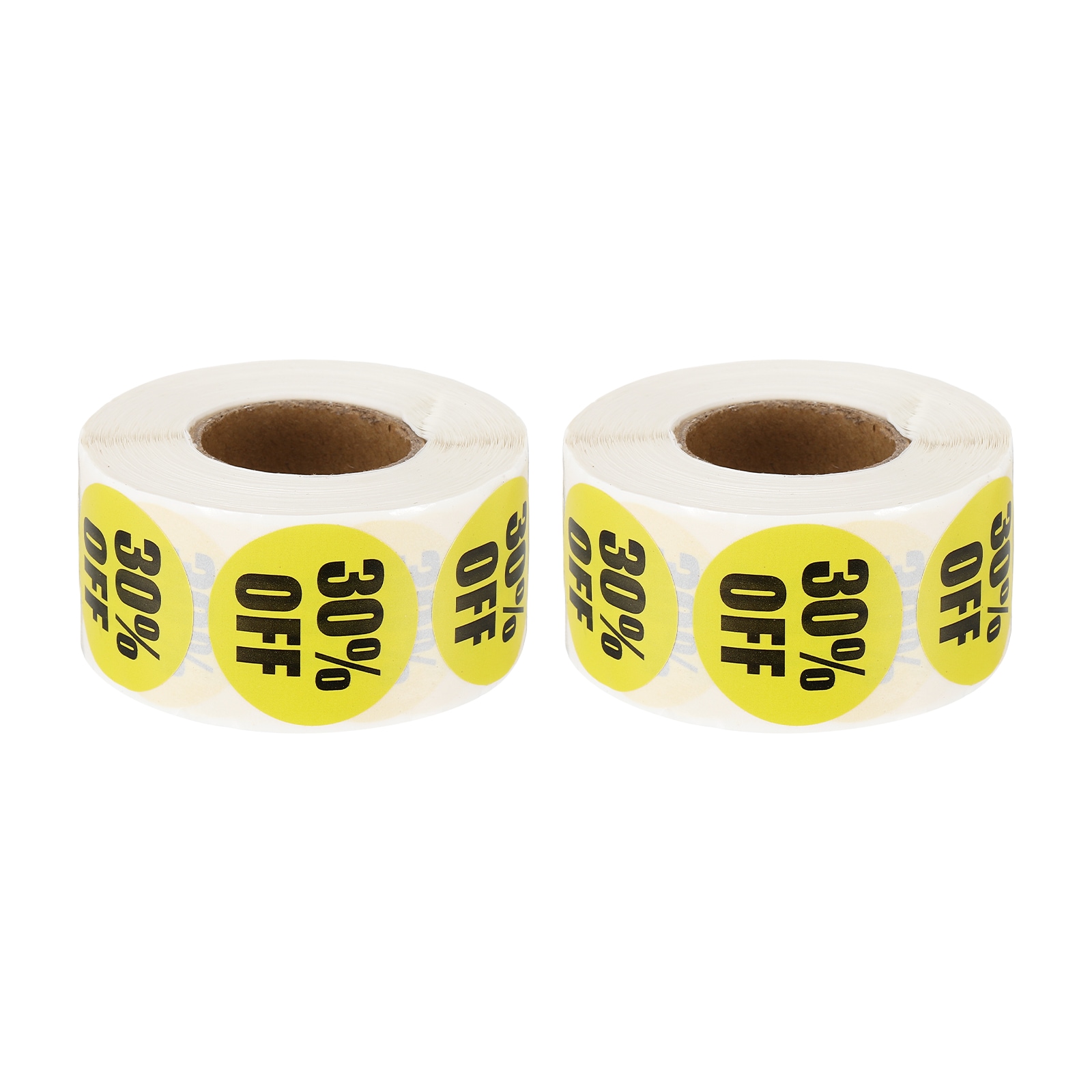 PATIKIL 1000pcs 30 Percent Price Stickers for Retail Circle Price Marker Tags Percent Off Sale Sticker Adhesive Round Labels for Markets Fairs Retail