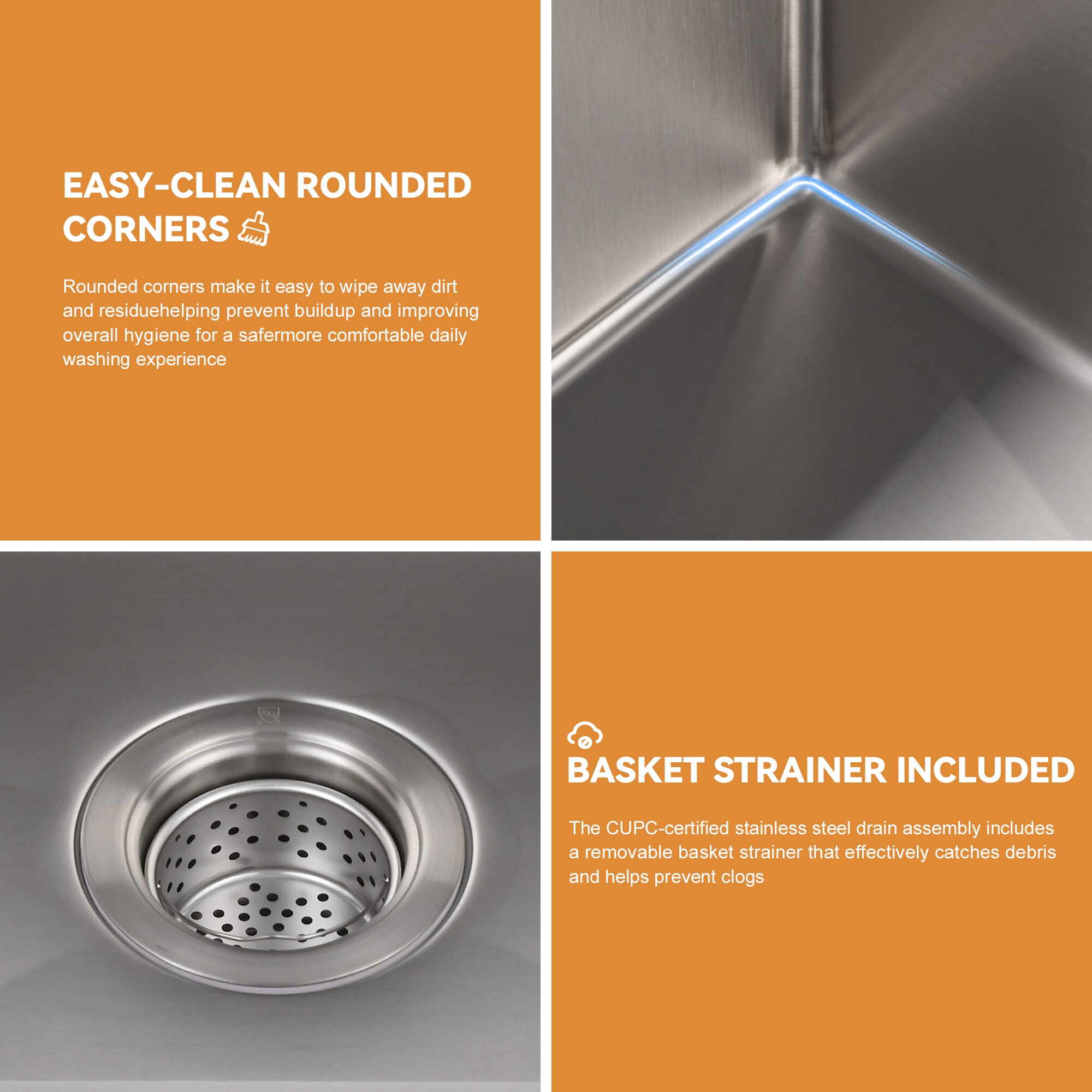 Miuara KS02-BR-332208-D Kitchen-Sinks - View #11