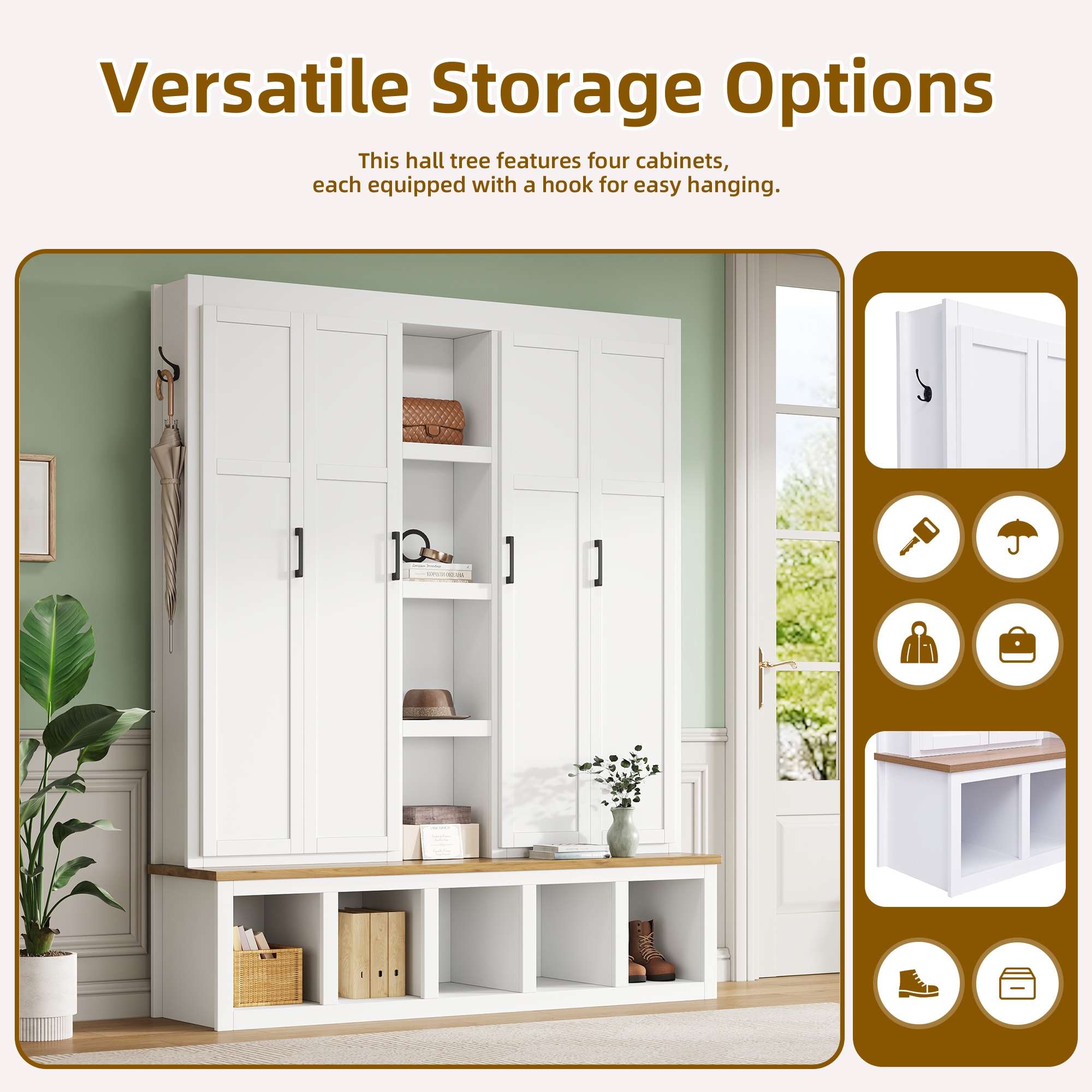 JANSNO HT-CR-28 Hall-Trees - View #6