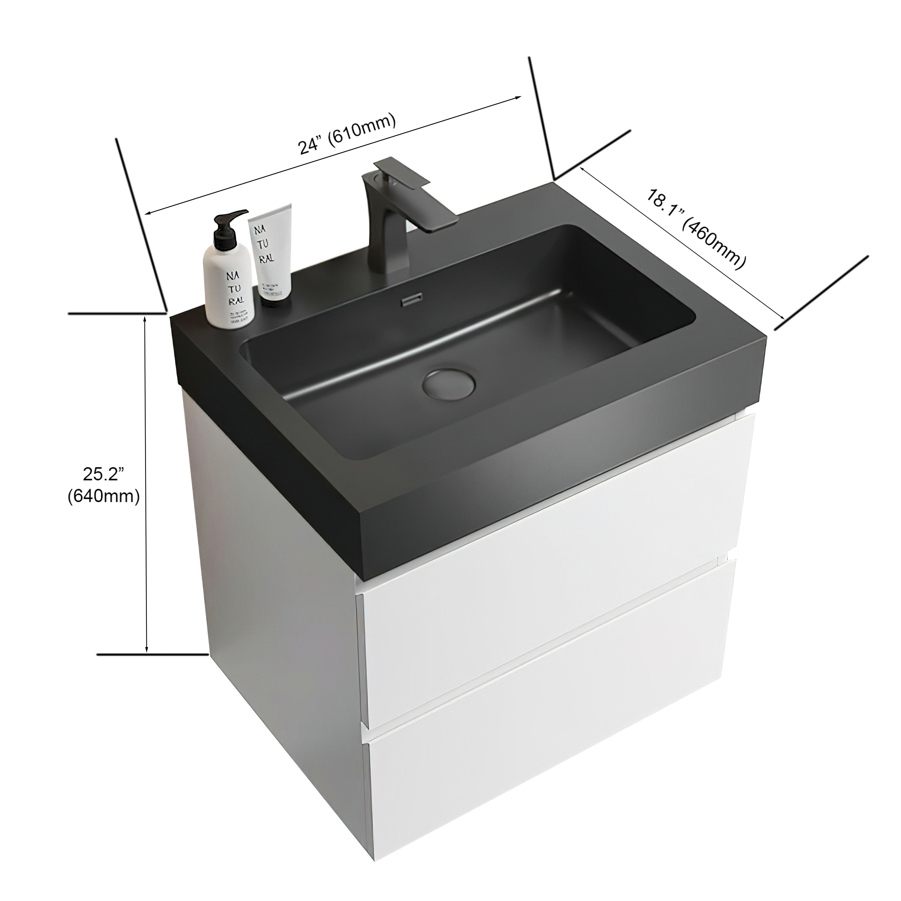 Forclover EVTO-FUR24BS Bath-Vanity-Combo - View #2