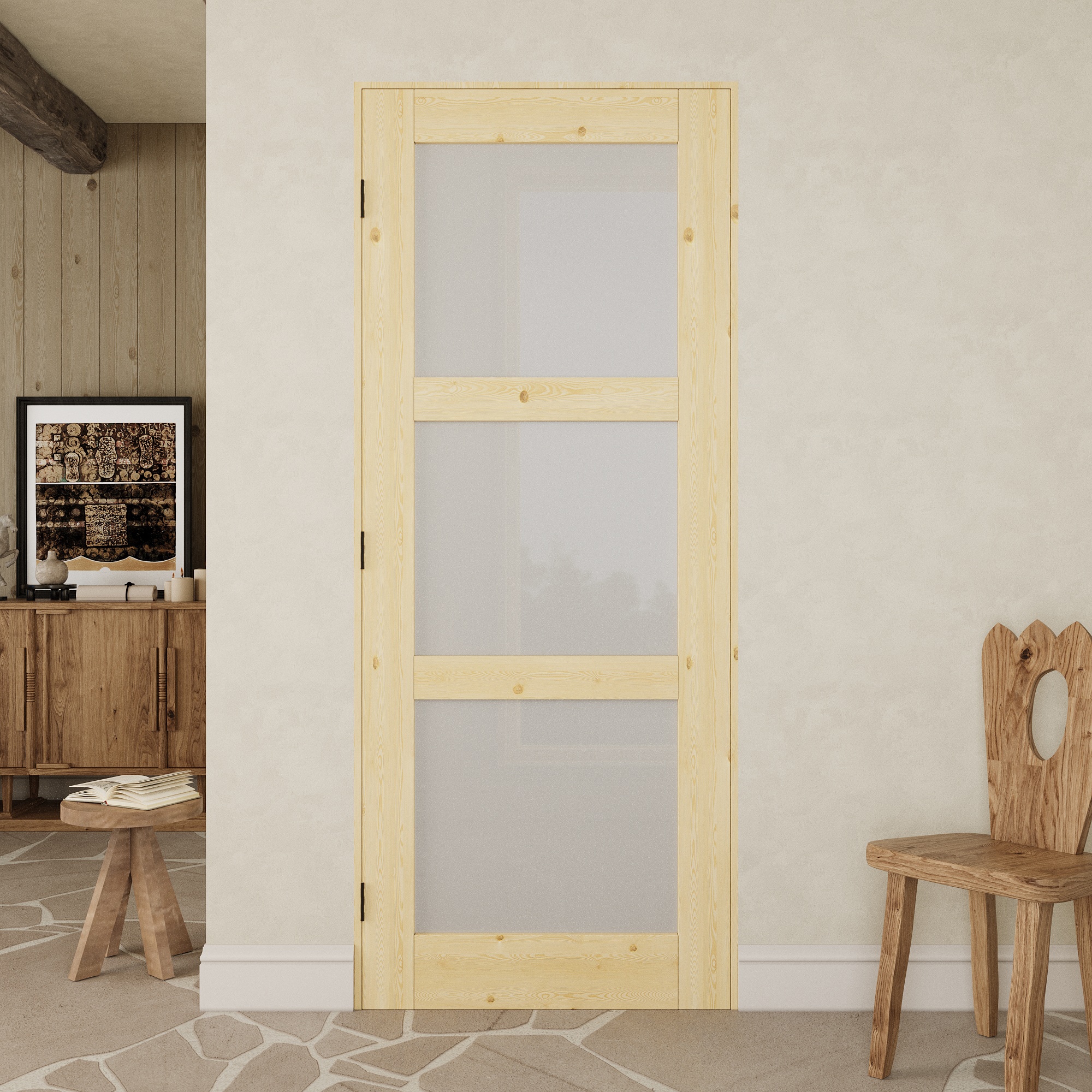 JUJUBON IN-PRESM3GG-32-R Pre-Hung-Doors - View #2