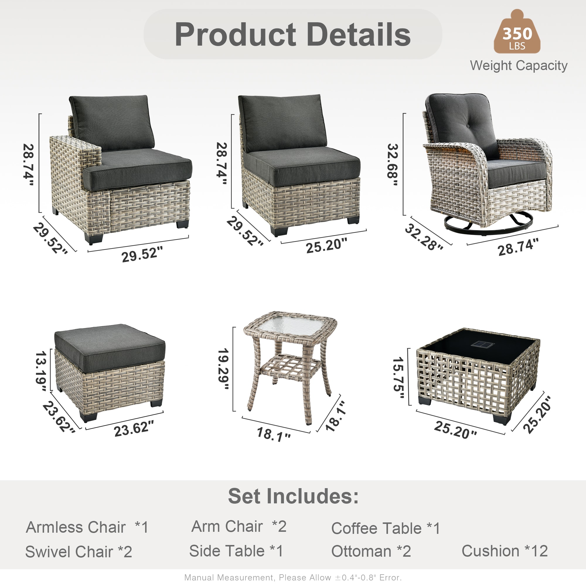 Caodoc L5-YZTBS1091-1 Patio-Sofas-Daybeds - View #8