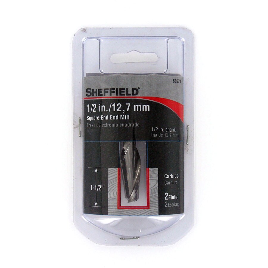 Sheffield 1/2in Carbidetipped Upcut Spiral Router Bit at