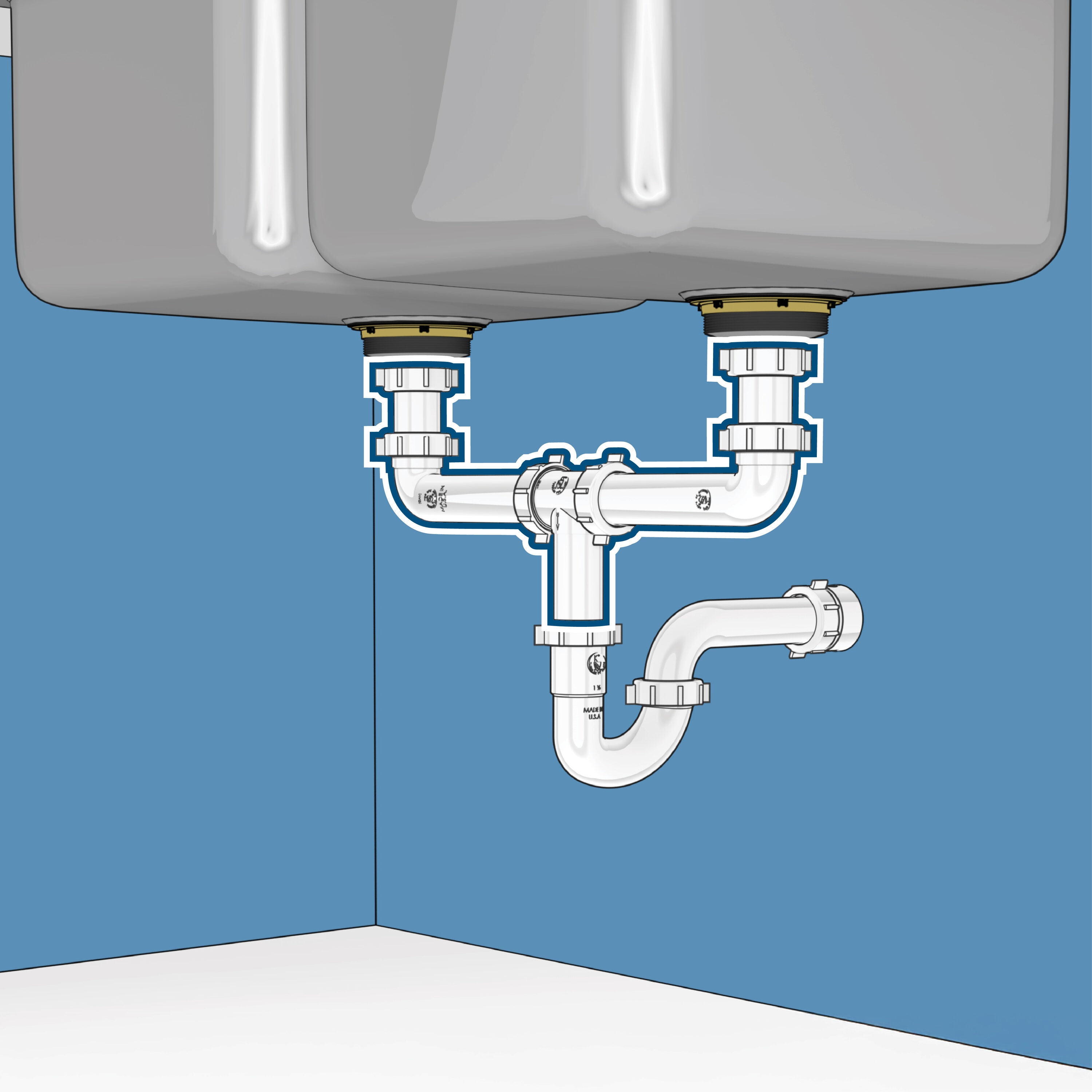Dearborn 1000000493 Under-Sink-Tubular-Drainage - View #5