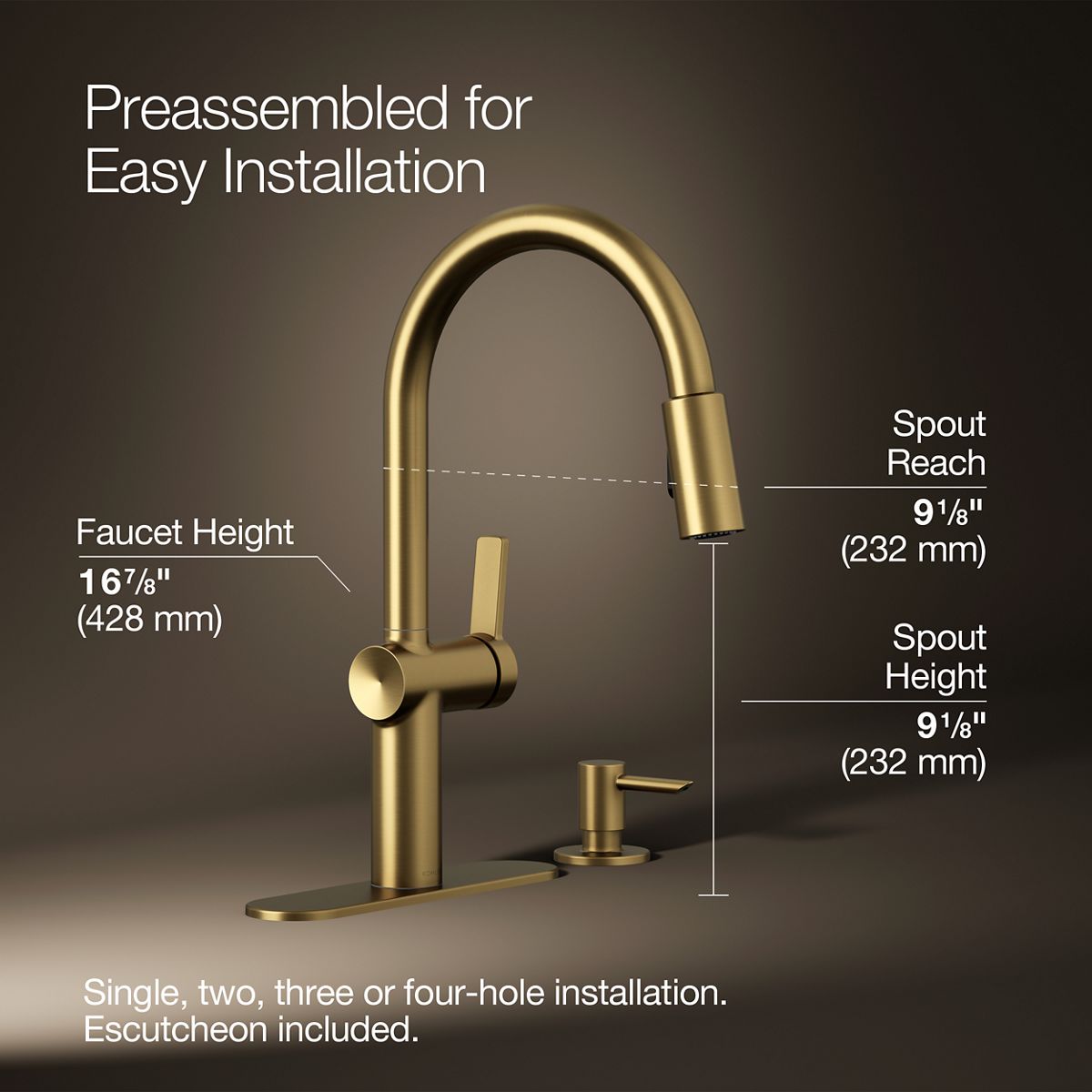 KOHLER K-R22940-SD-2MB Kitchen-Faucets - View #3