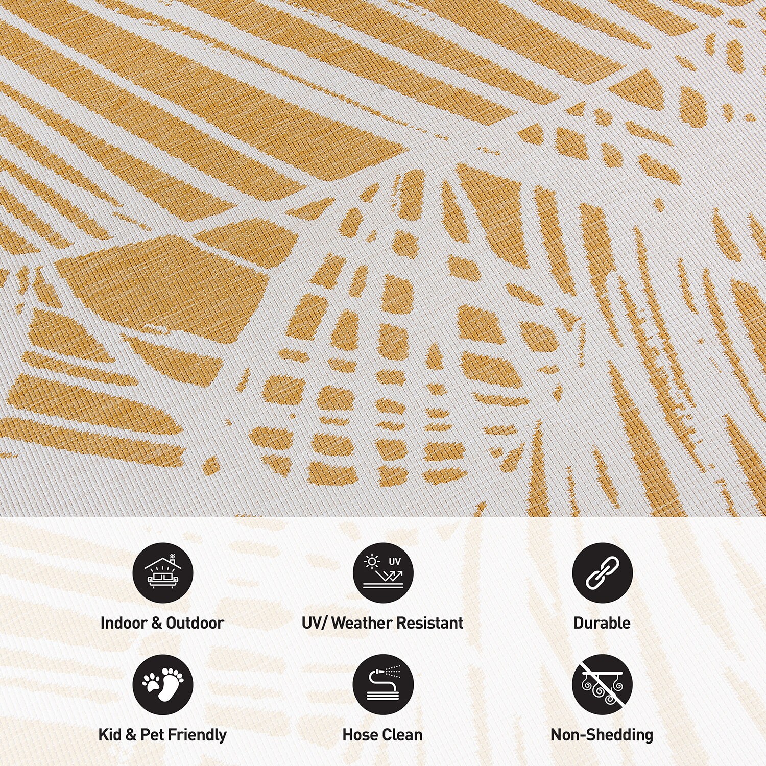 World Rug Gallery 4027YELLOW2X7 rugs - View #5