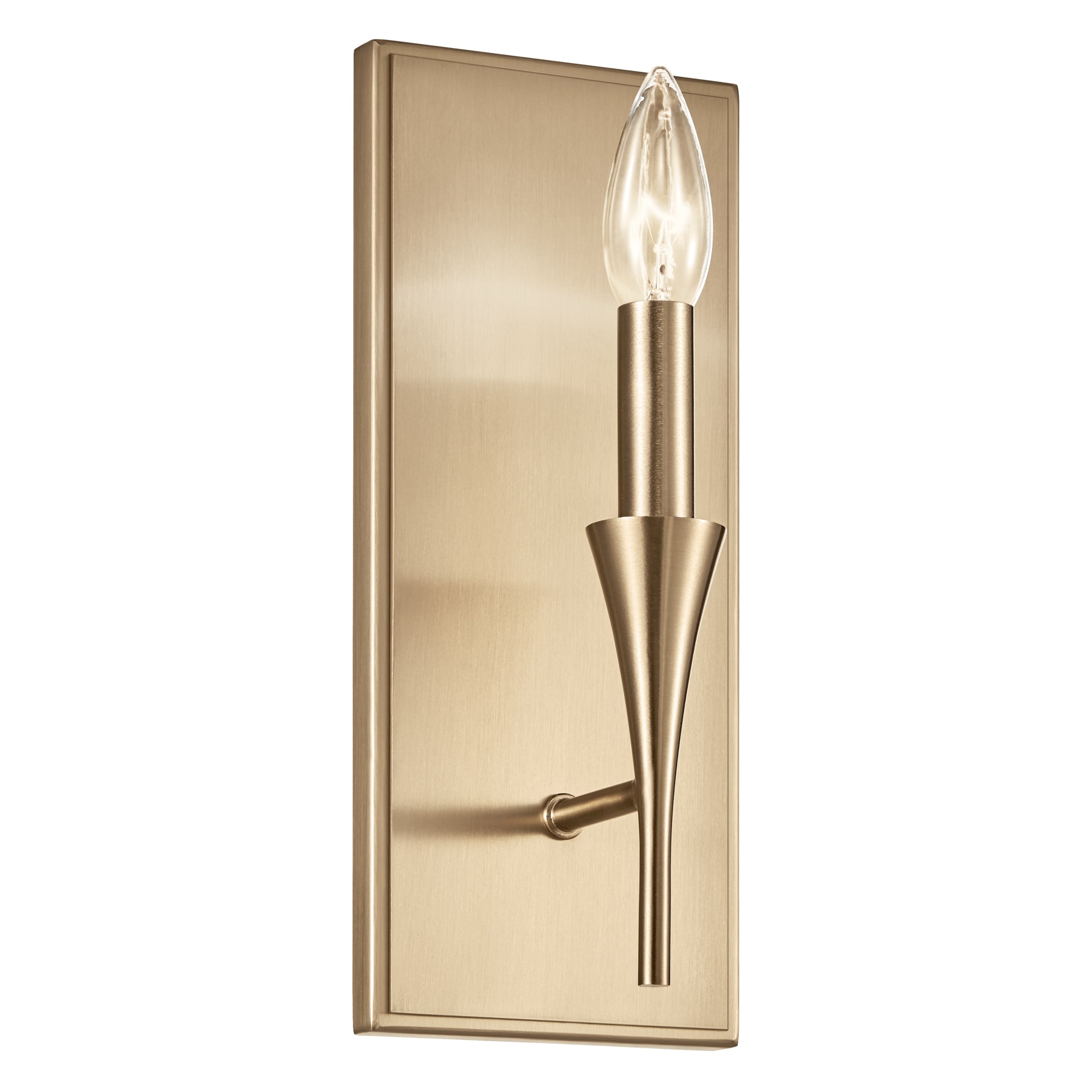 Champagne Bronze Modern Dimmable Wall Sconce