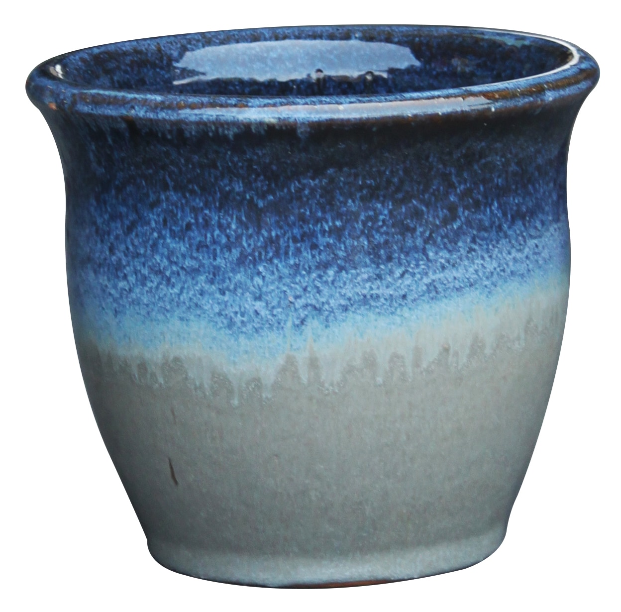 allen + roth 6902-S-EG Round 7.2-in W x 7.9-in H x 7.2-in D Multiple colors/finishes Ceramic Outdoor Planter