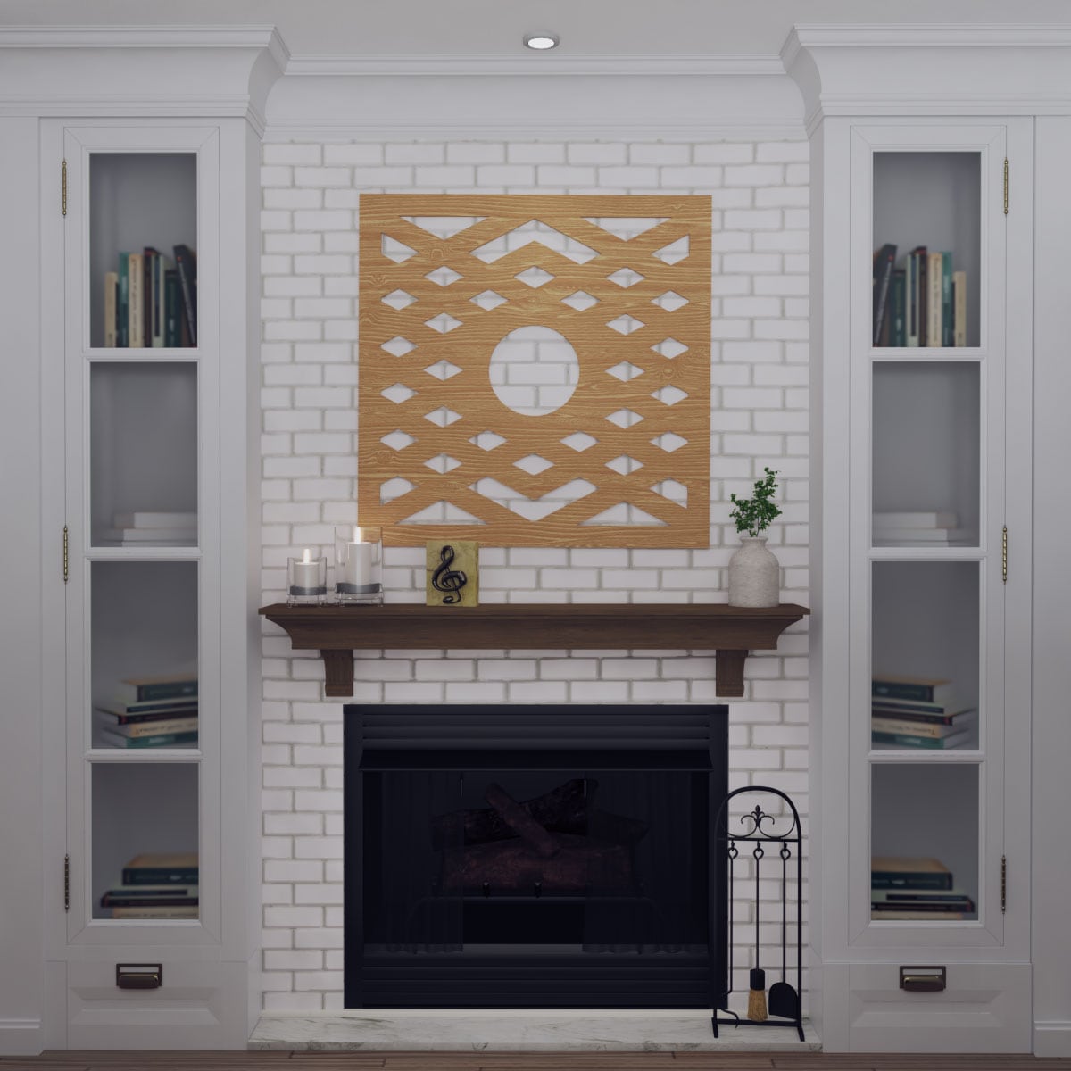 Ekena Millwork CMWP18X18X0375CHRO Ceiling-Medallions - View #14
