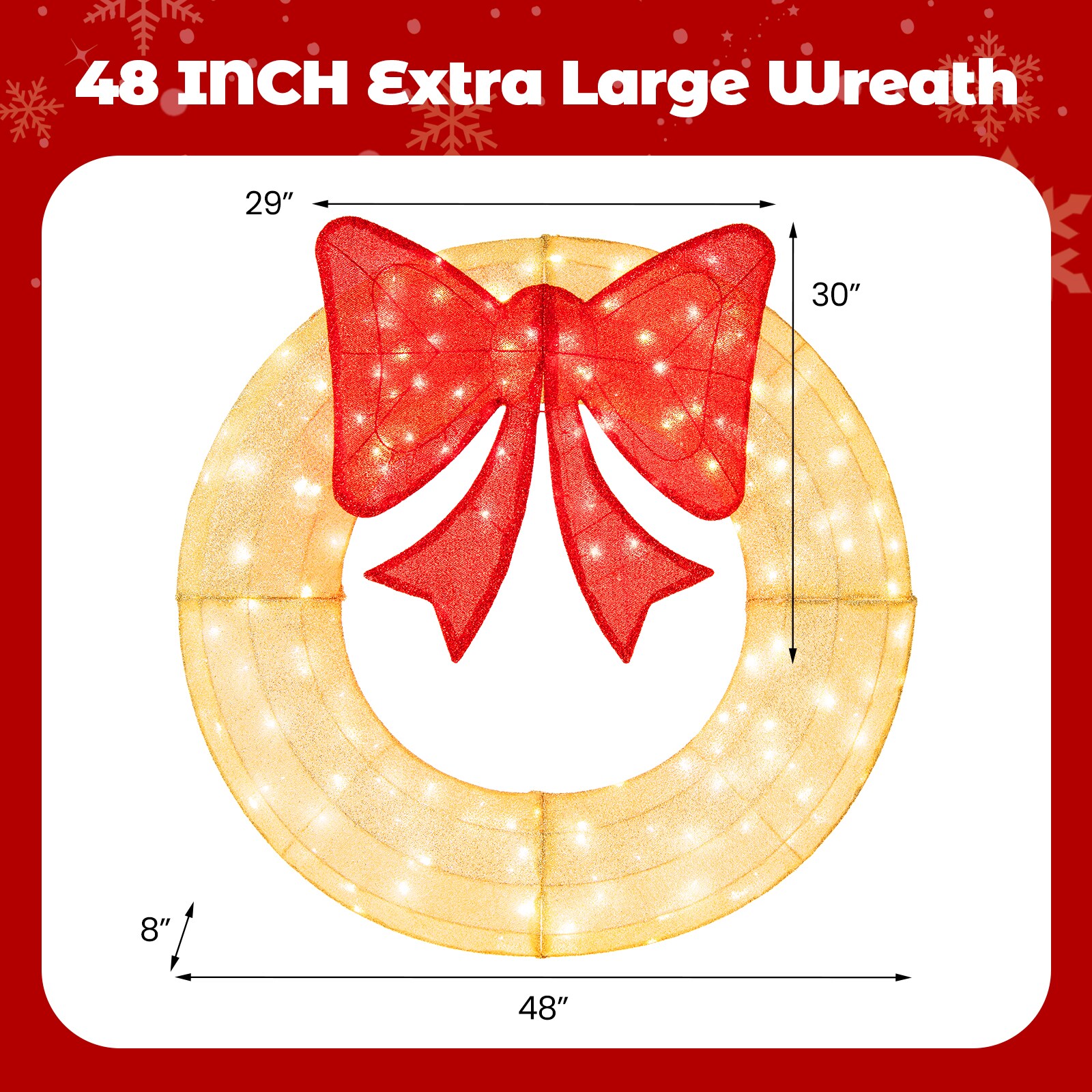 LIVIZA HYS24767US Table-Christmas-Decorations - View #3