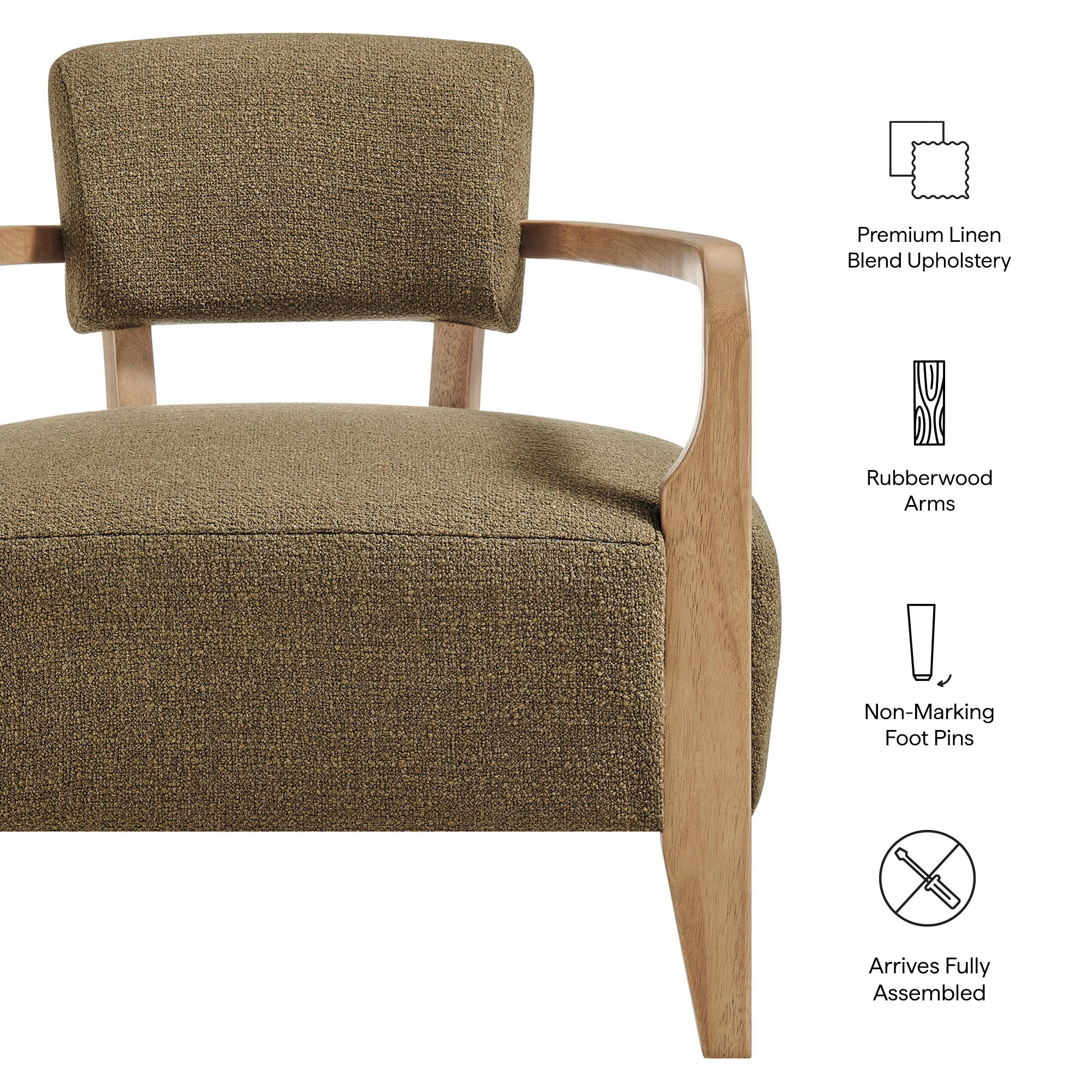 Modway EEI-7718-OLI chairs - View #2