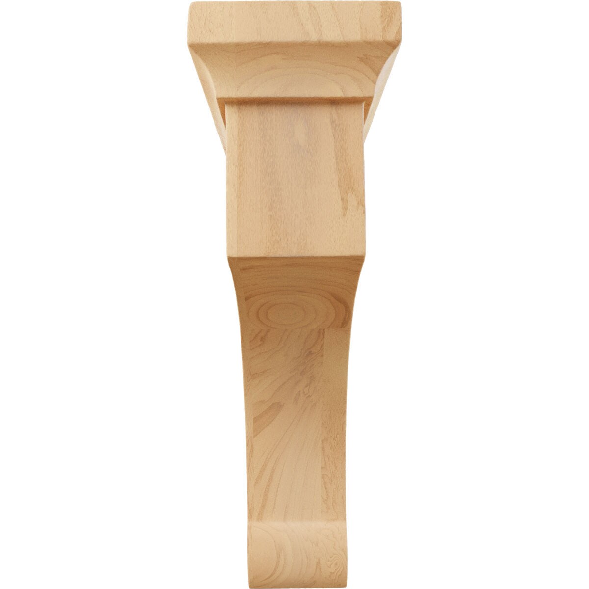 Ekena Millwork 2 1/2"W x 6"D x 8"H Medium Gomez Wood Bracket, Red Oak