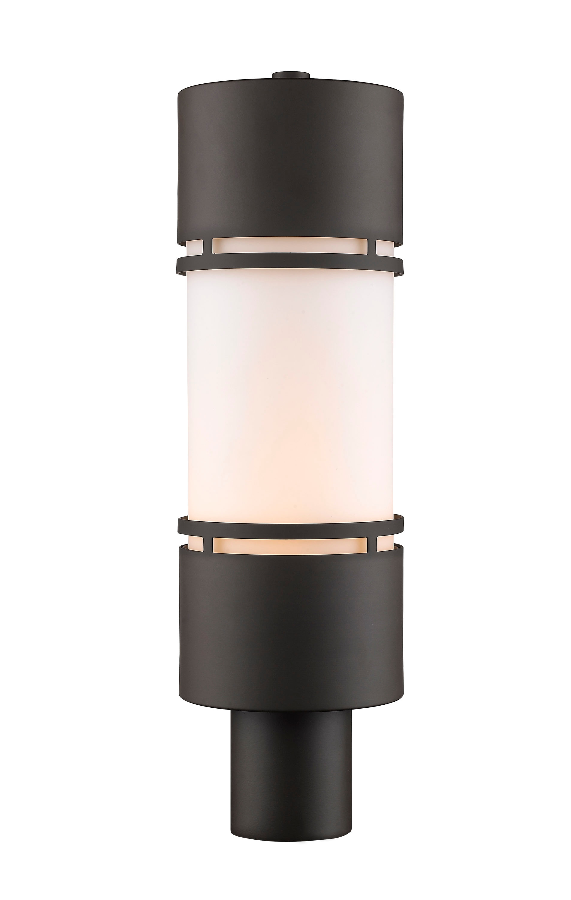 Z-Lite 560PHB-DBZ-LED Luminata 19.63-in Deep Bronze Modern/Contemporary Outdoor Light Post Lantern