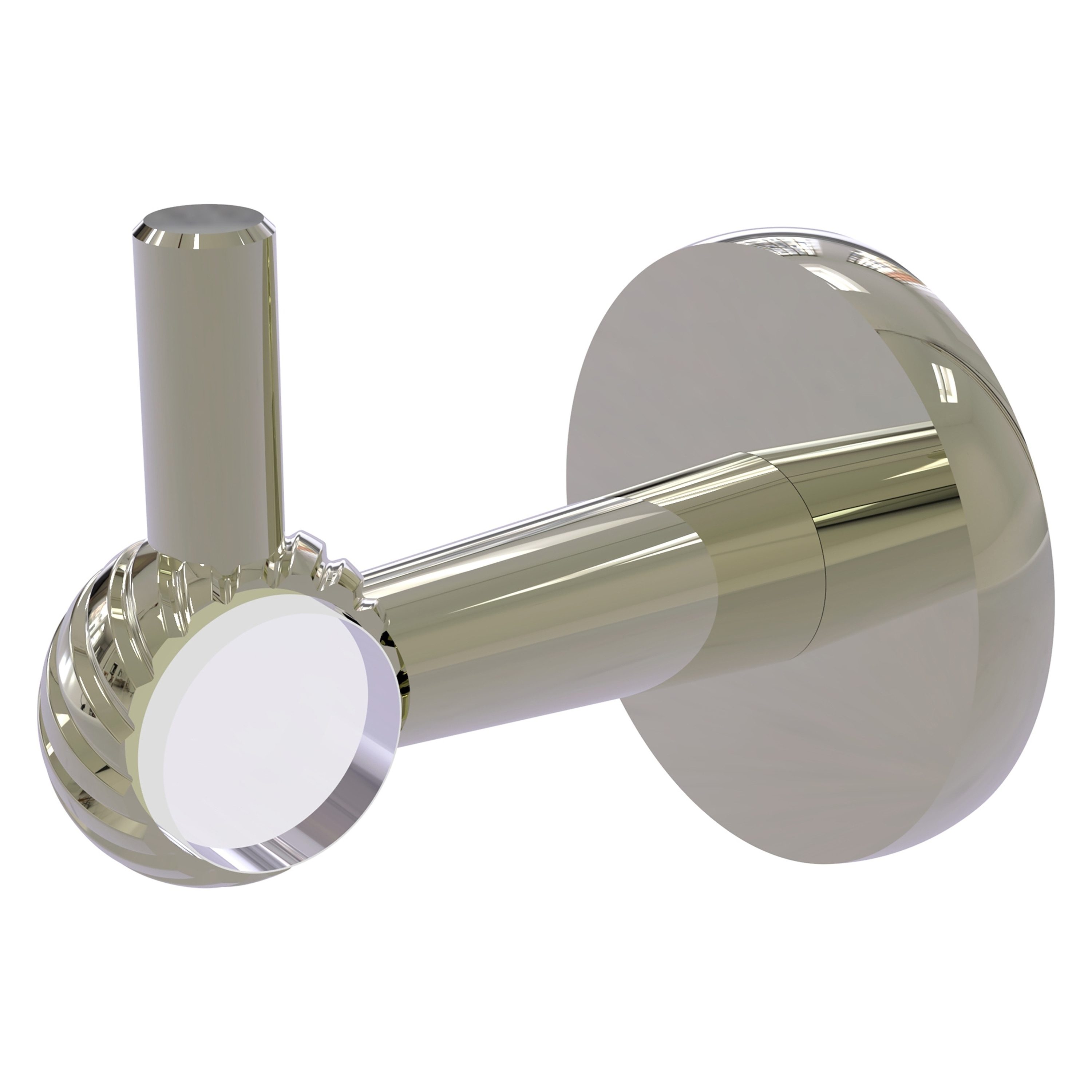 Allied Brass CV-20T-PNI Clearview Polished Nickel Single -Hook Wall mount Towel Hook