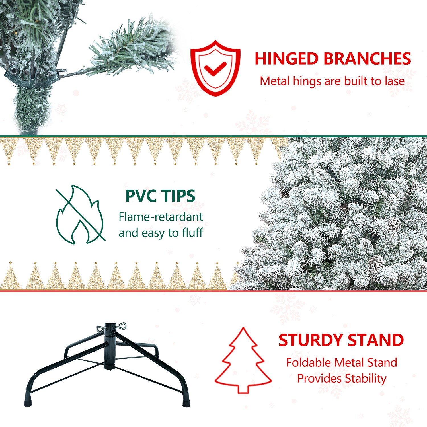 AAZJ NBC-CM73059 Artificial-Christmas-Trees - View #16
