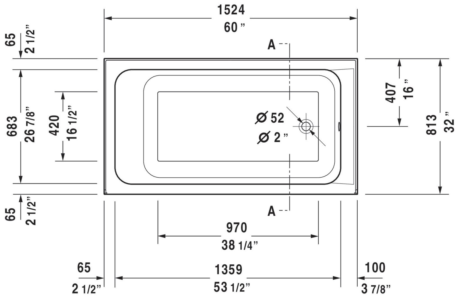 Duravit 700405000000090 bathtubs - View #3