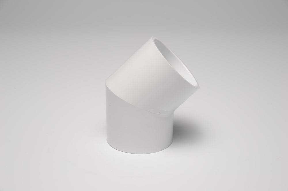 Dura Plastics L417-020 2-in 45-Degree Schedule 40 PVC Elbow