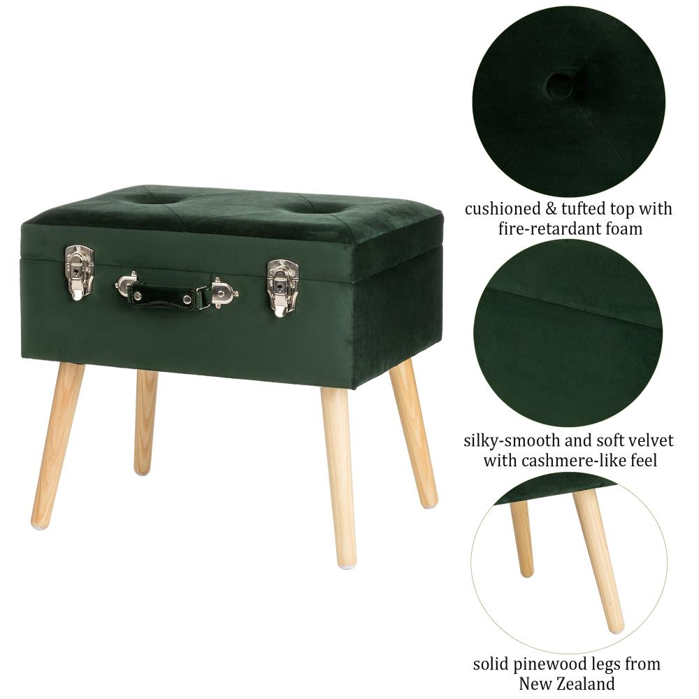 Glitzhome 2001300005 Indoor-Ottomans - View #5