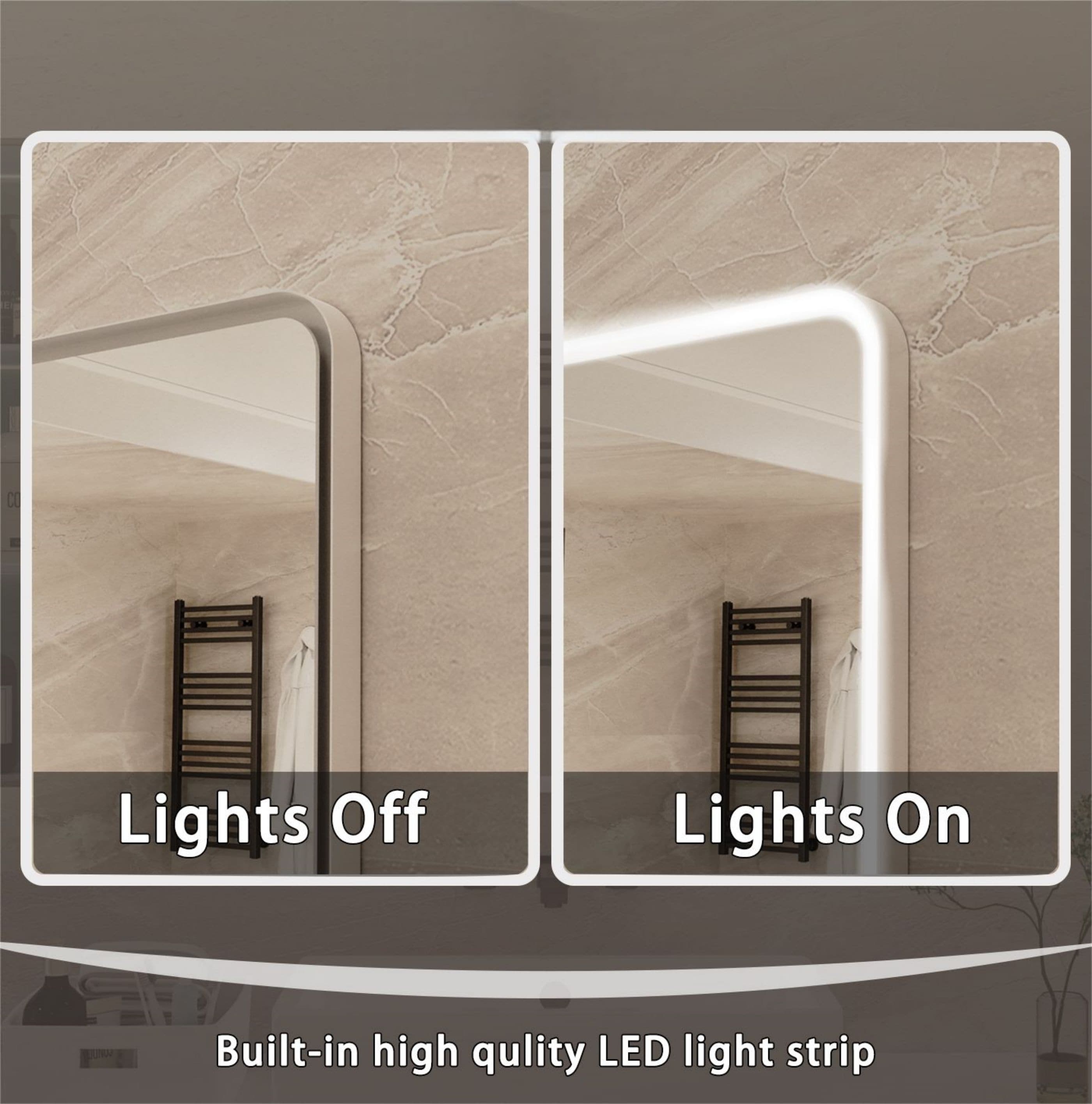 WELLFOR GIZ-X4B4836 Framed-Bath-Mirrors - View #6