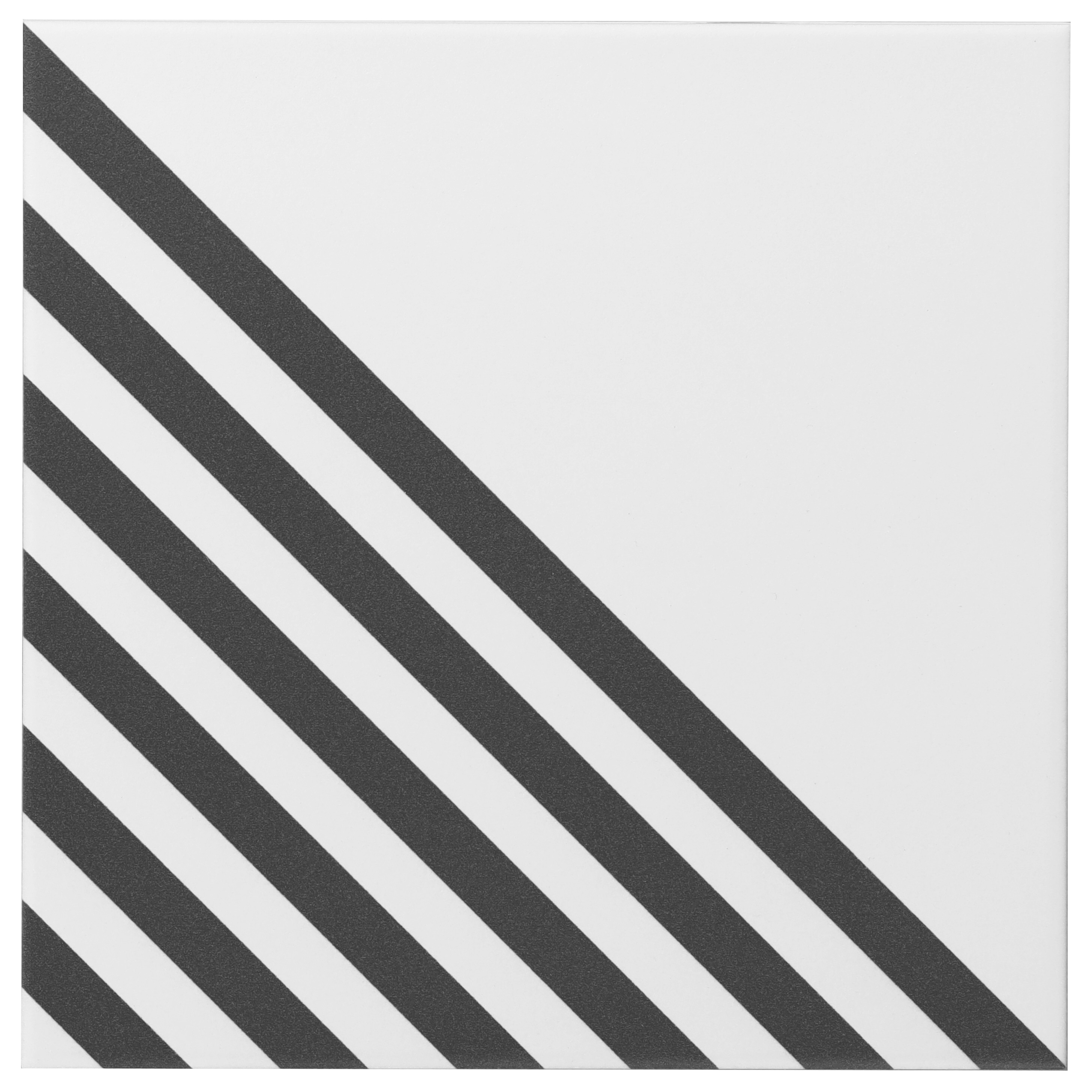 Artmore Tile (Sample) Record Stripe Positive 8-in x 8-in Matte ...