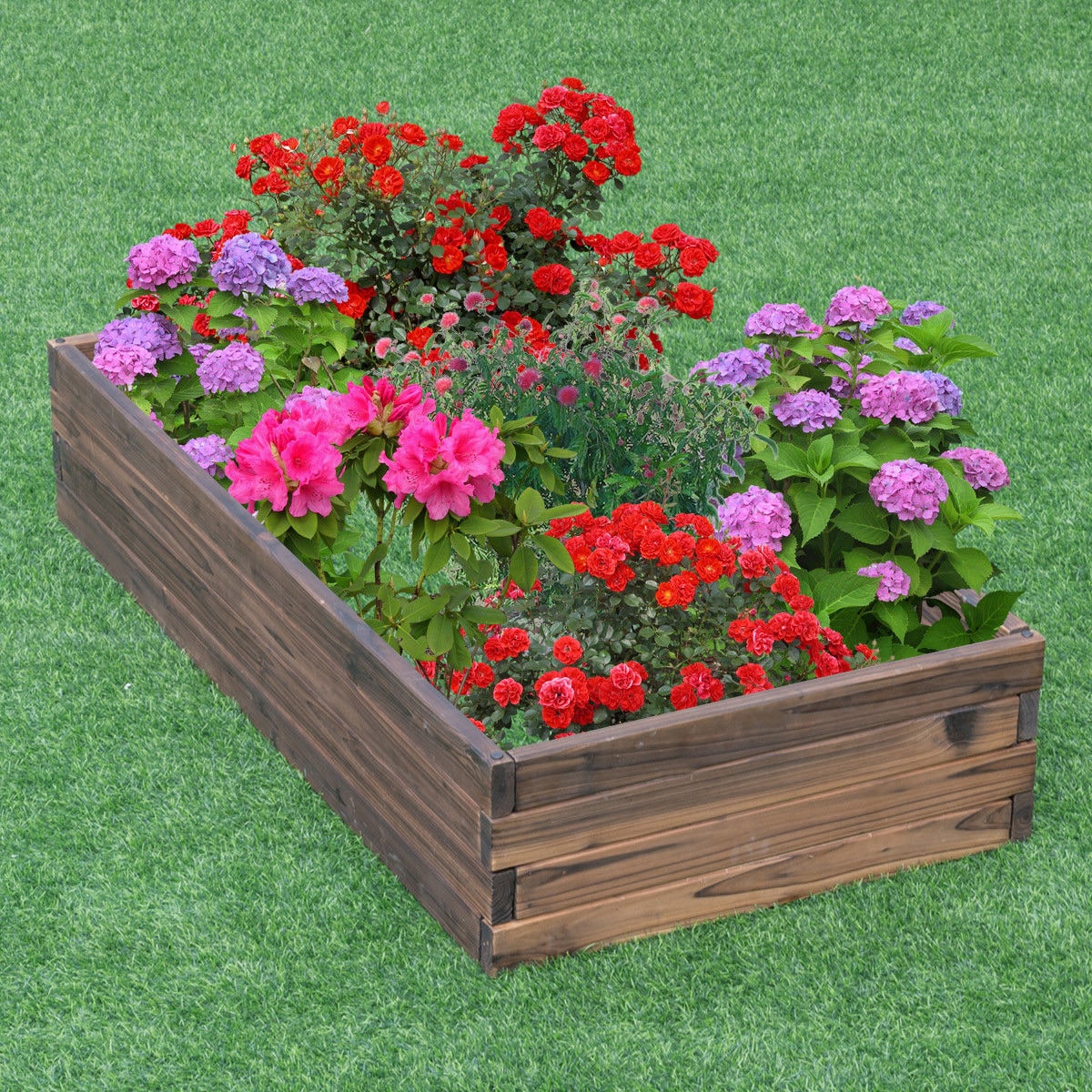 WELLFOR ORQ-200BL Raised-Garden-Beds - View #2