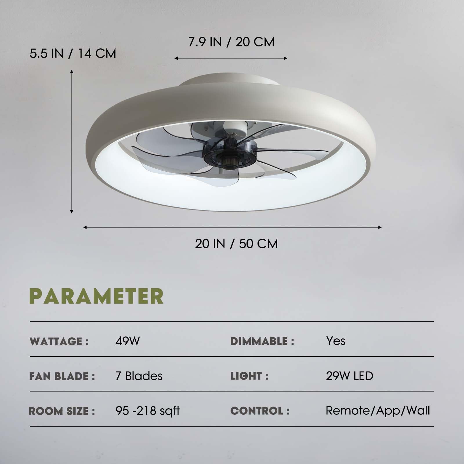SILJOY Y1095-WH Ceiling-Fans - View #3