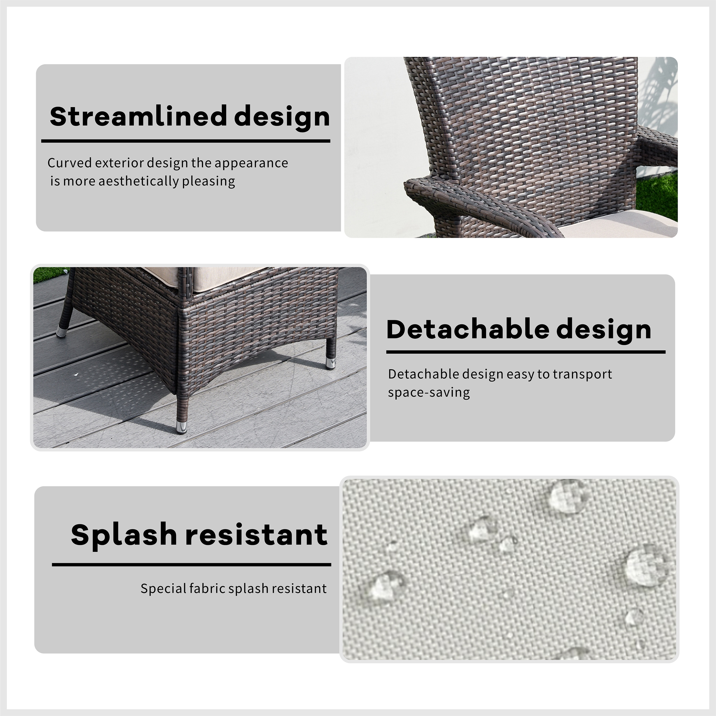 Moda Furnishings CMAD-1122-BR Patio-Dining-Sets - View #5